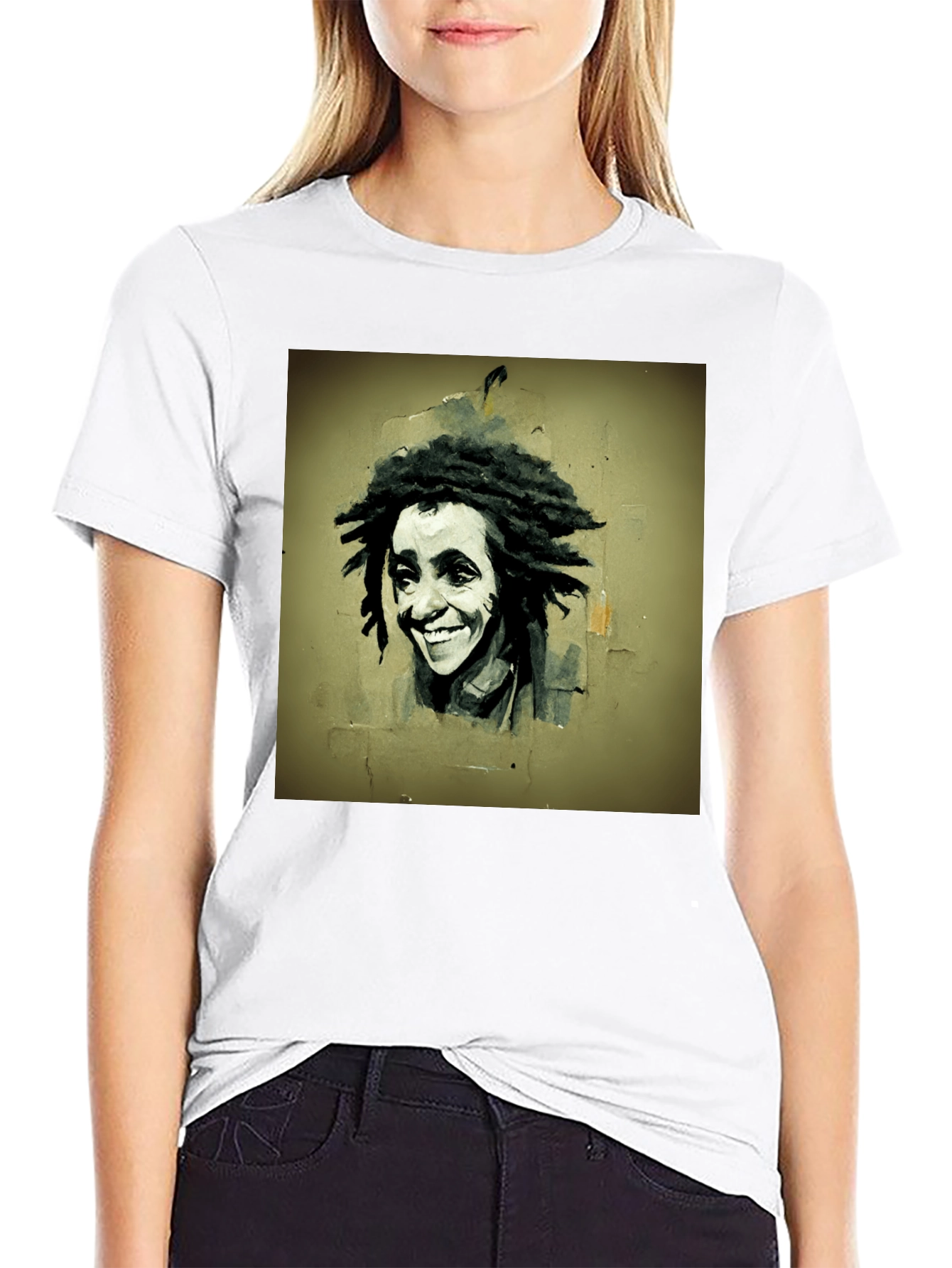 Rasta Portrait Graphic Tee - Unique Style