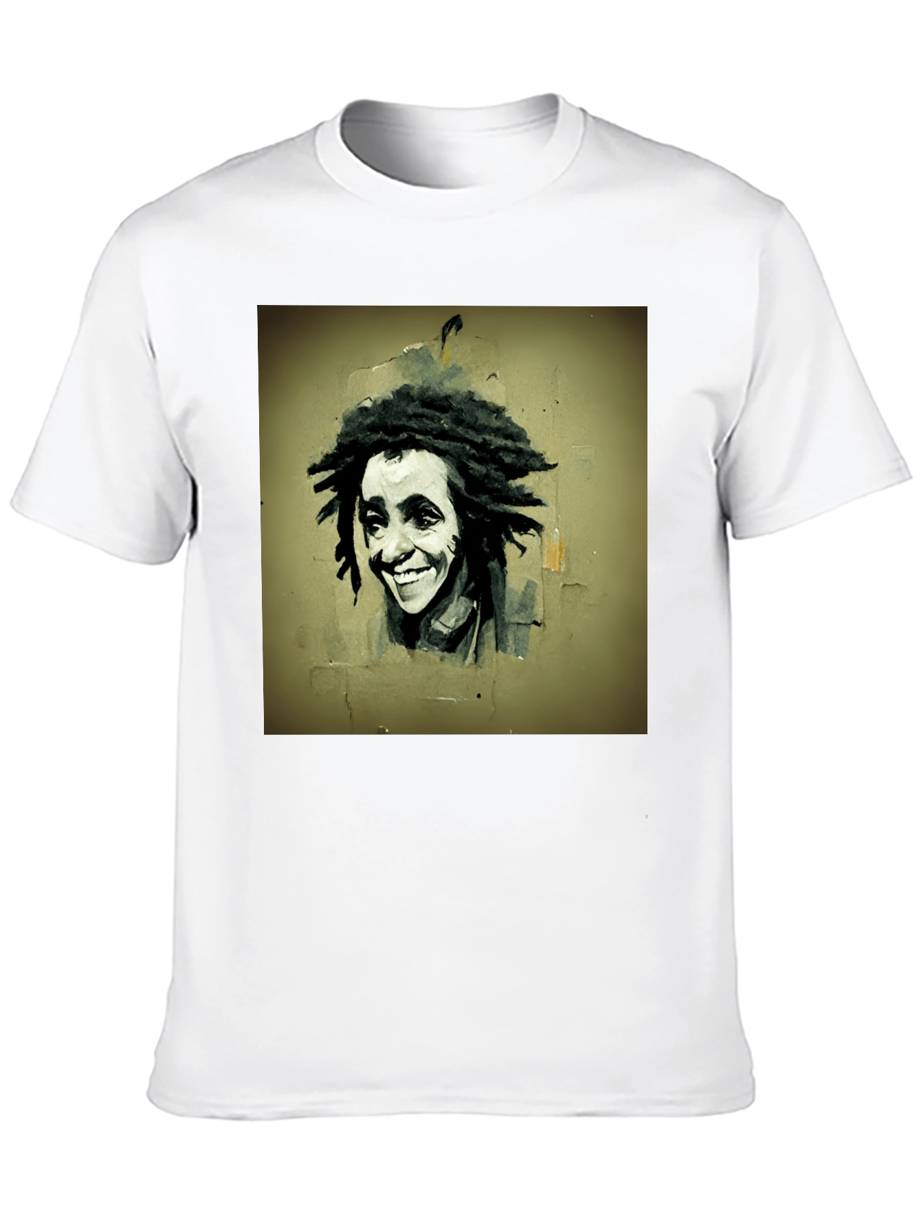 Rasta Portrait Graphic Tee - Unique Style