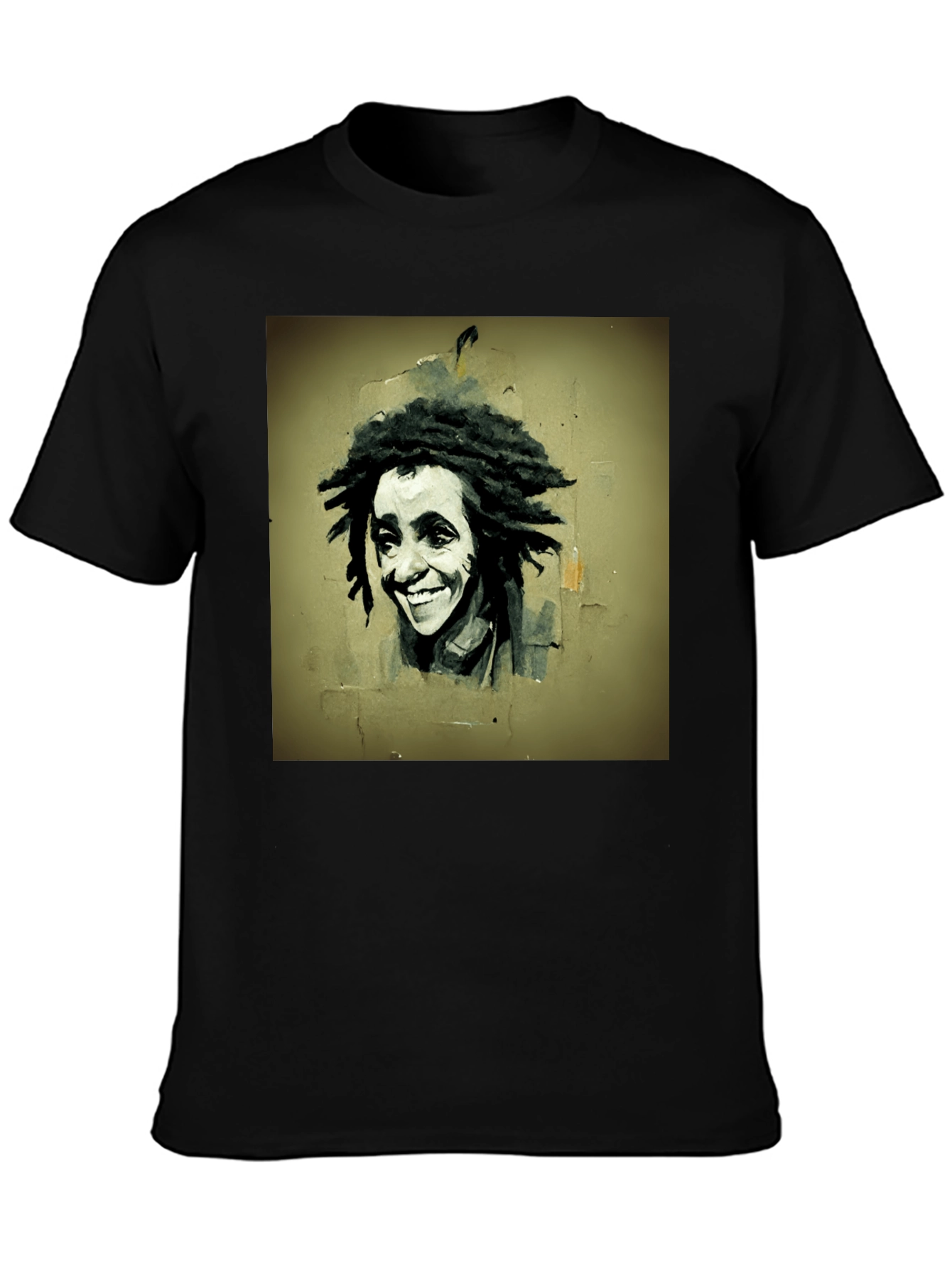 Rasta Portrait Graphic Tee - Unique Style