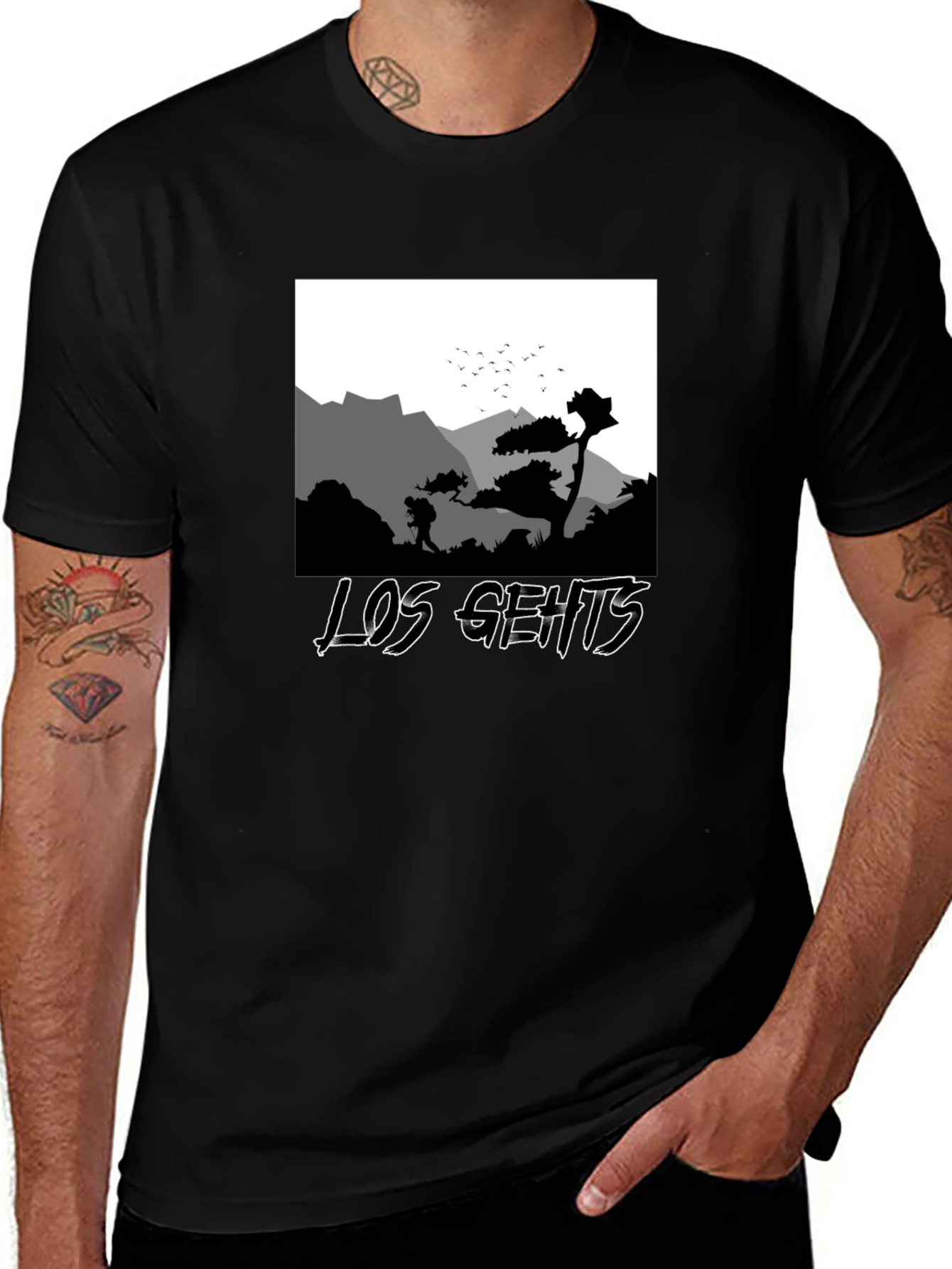 Los Gehts Graphic Tee - Nature Inspired Adventure Shirt