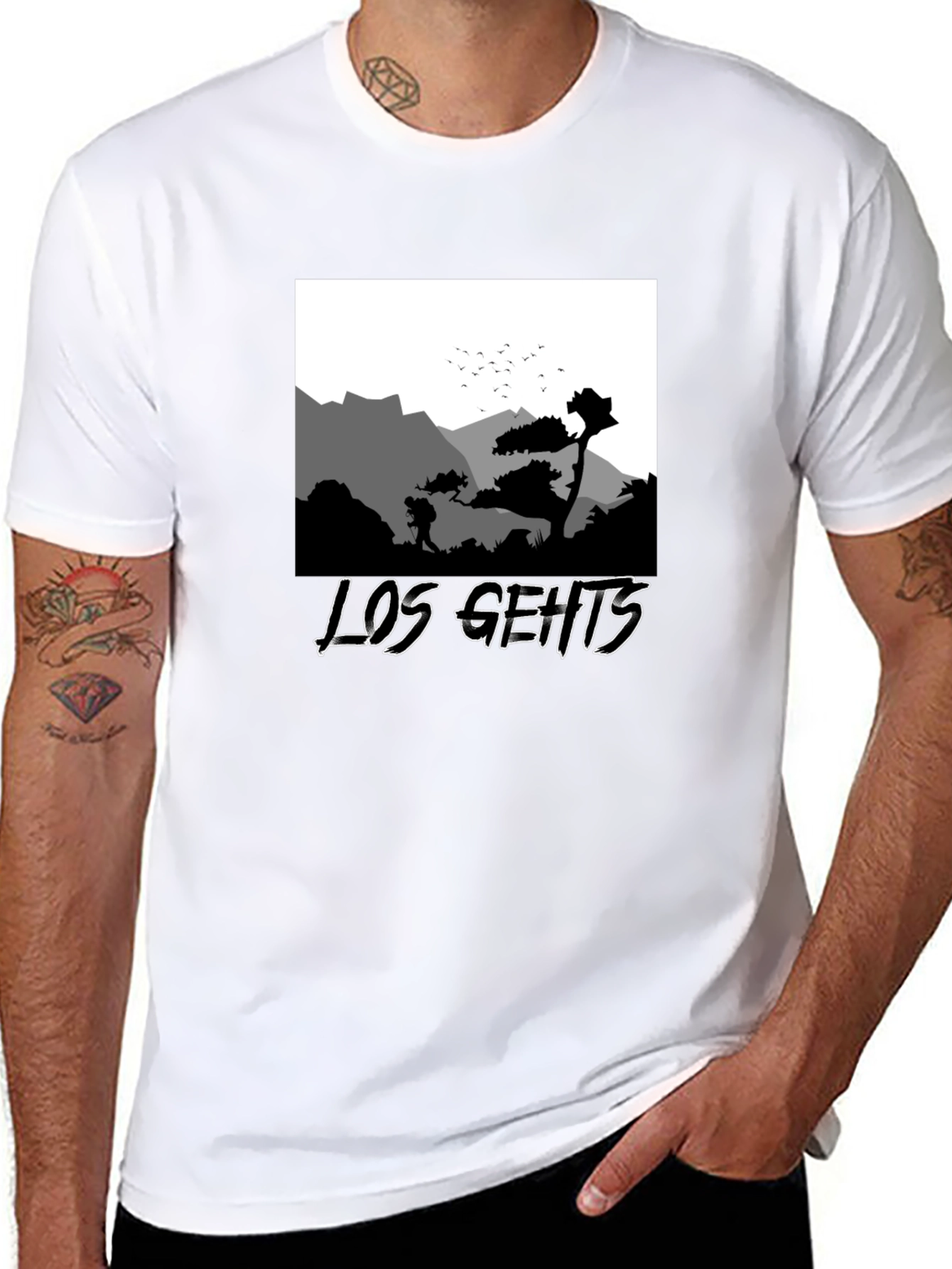 Los Gehts Graphic Tee - Nature Inspired Adventure Shirt