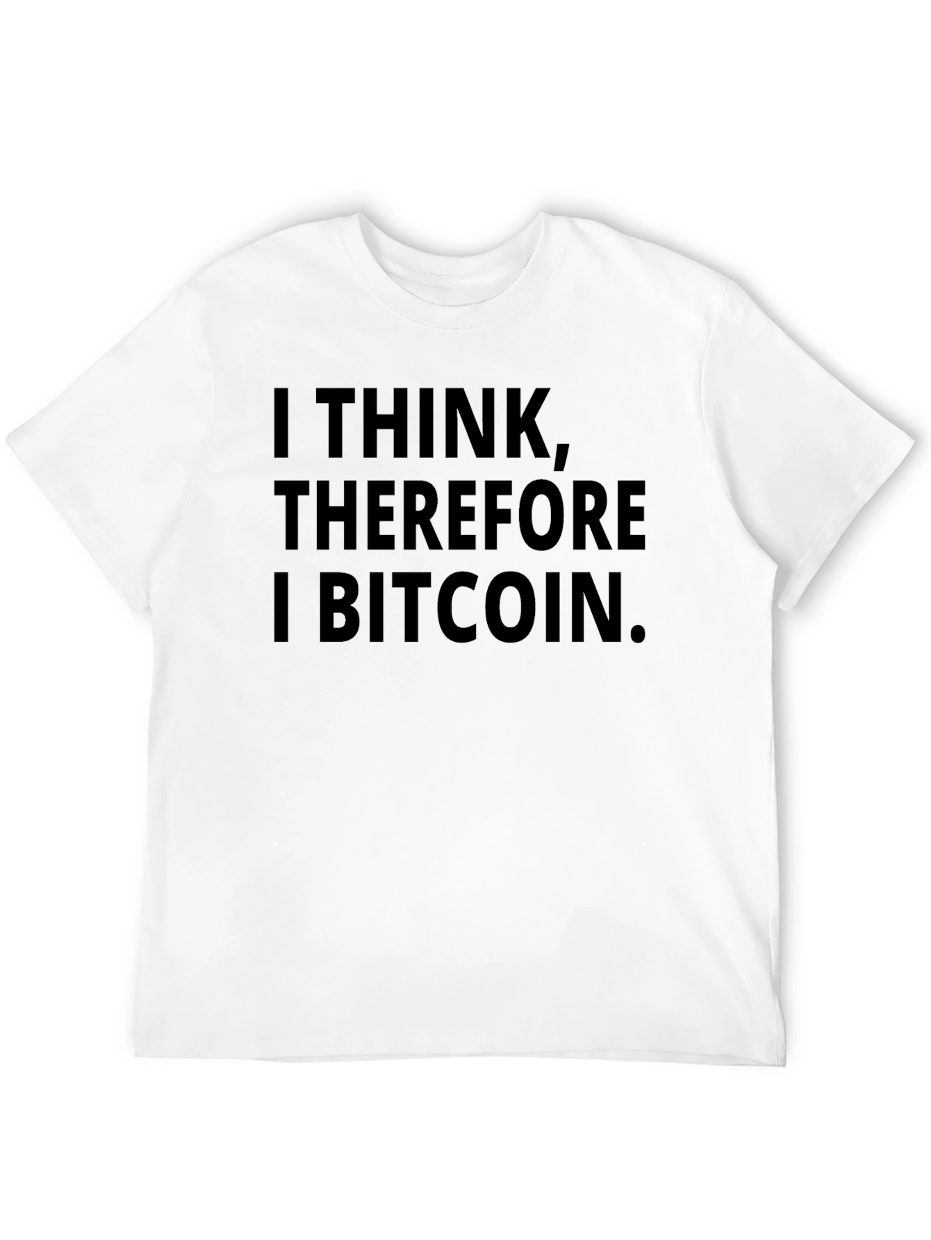I Think Therefore I Bitcoin T-Shirt