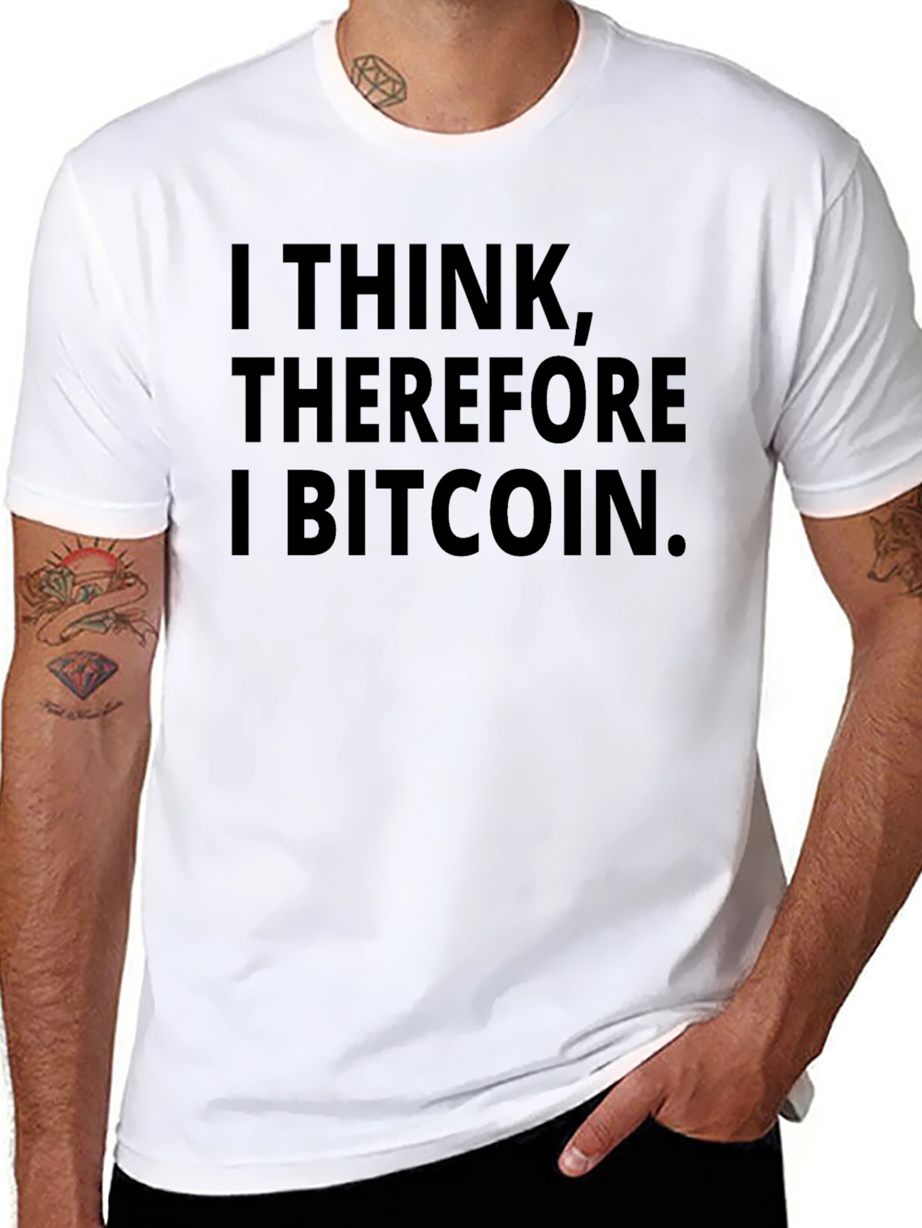 I Think Therefore I Bitcoin T-Shirt