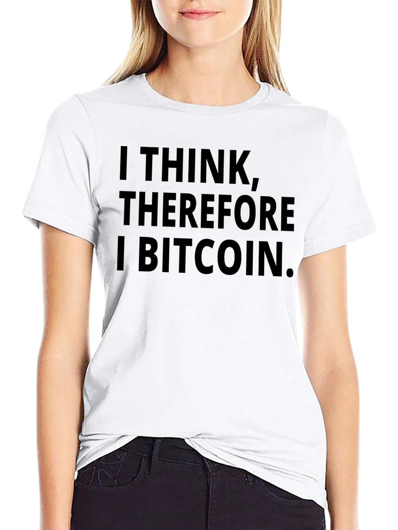 I Think Therefore I Bitcoin T-Shirt