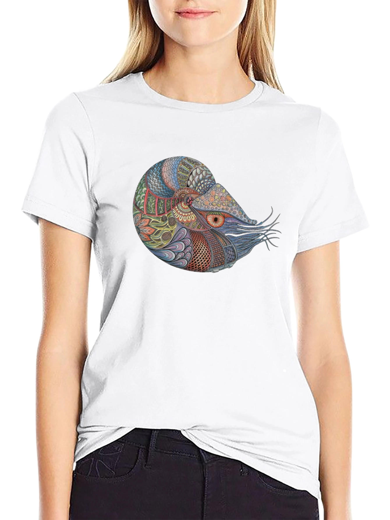 Nautilus Graphic Black T-Shirt