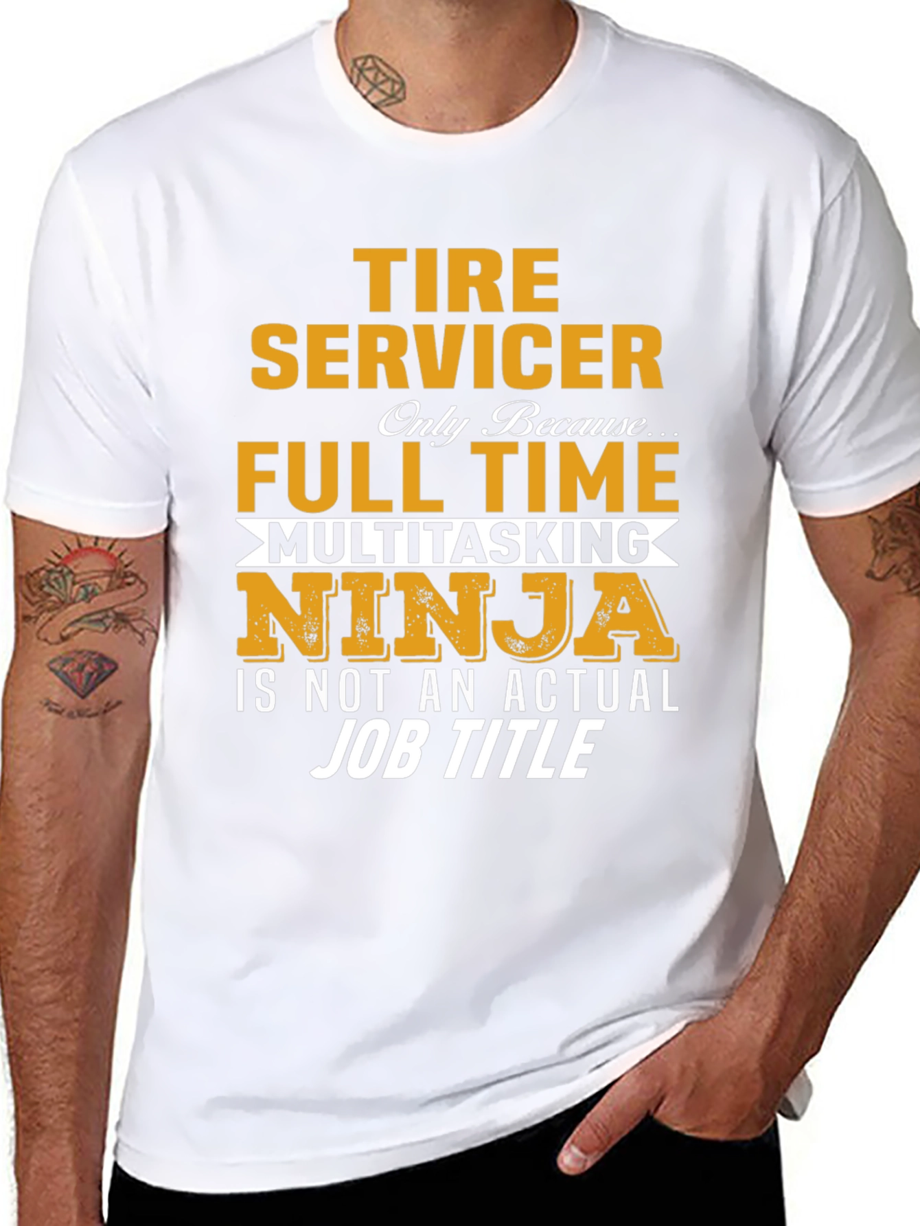Tire Servicer Full Time T-Shirt