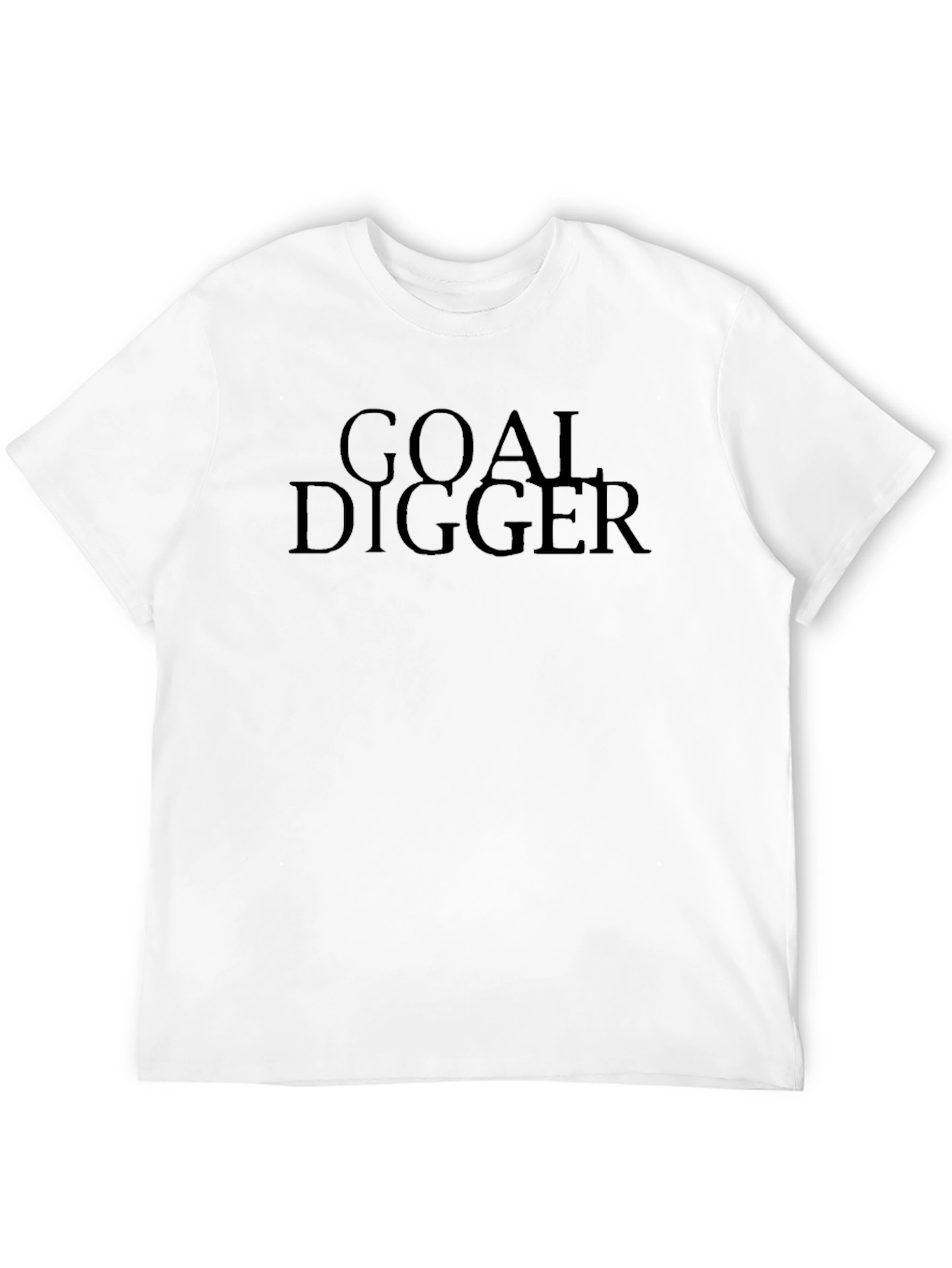 Goal Digger Black Graphic T-Shirt - Casual Style