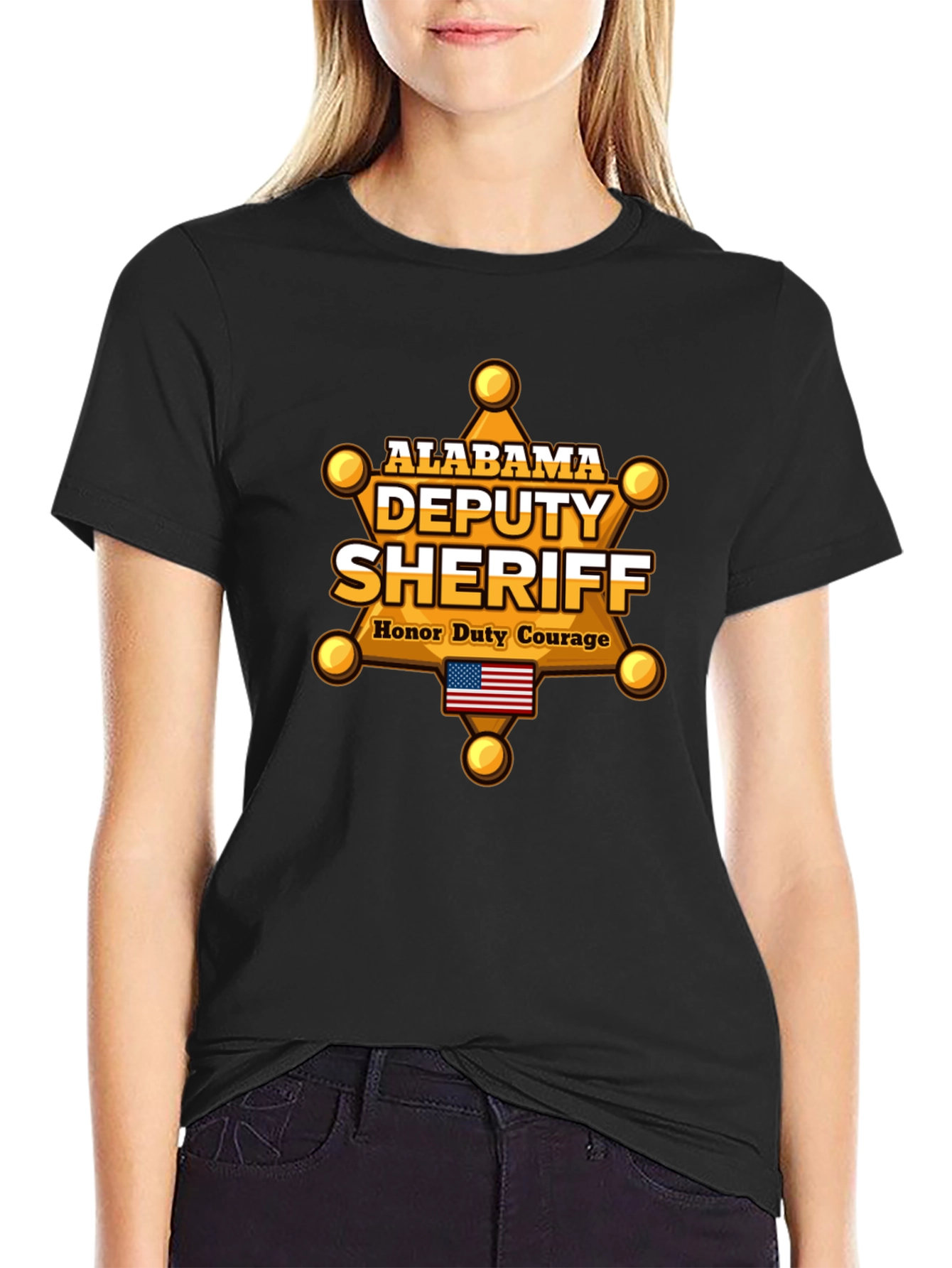 Alabama Deputy Sheriff Graphic T-Shirt