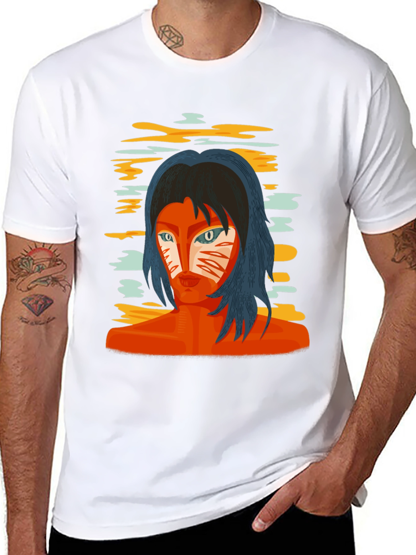 Abstract Art T-Shirt - Unisex Crew Neck