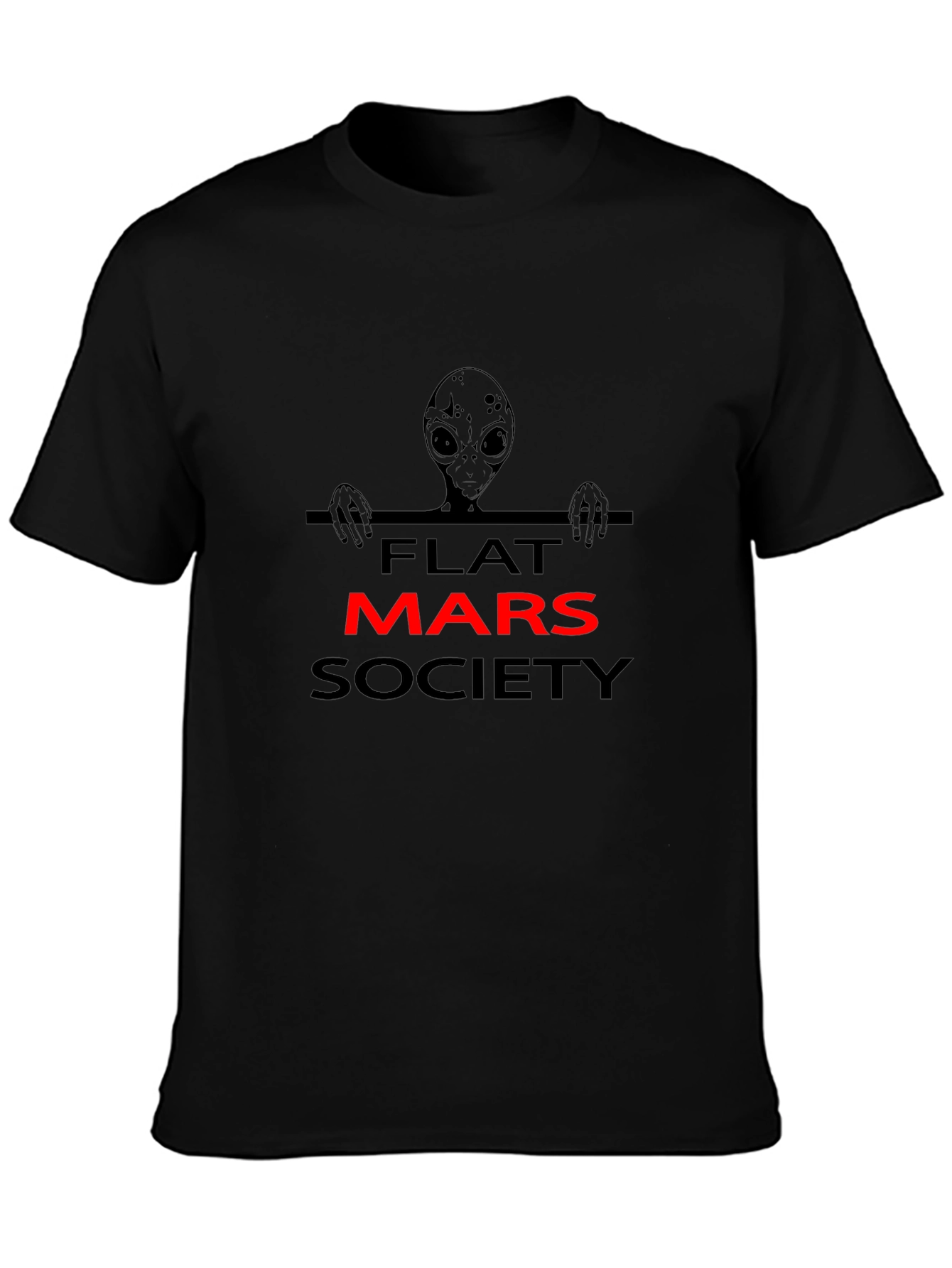 Flat Mars Society T-Shirt - Alien Conspiracy Tee