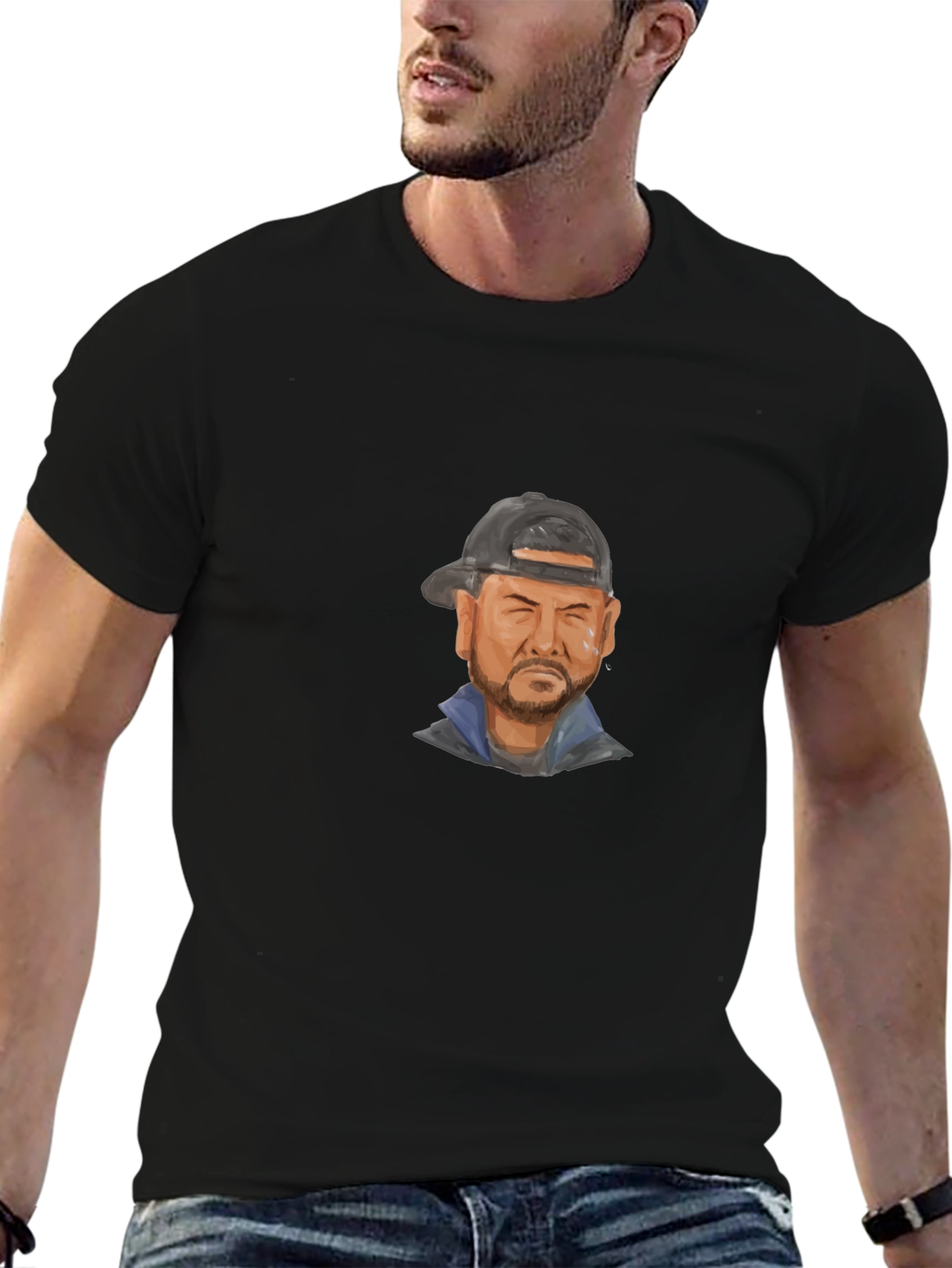 Cool Man Graphic Print T-Shirt