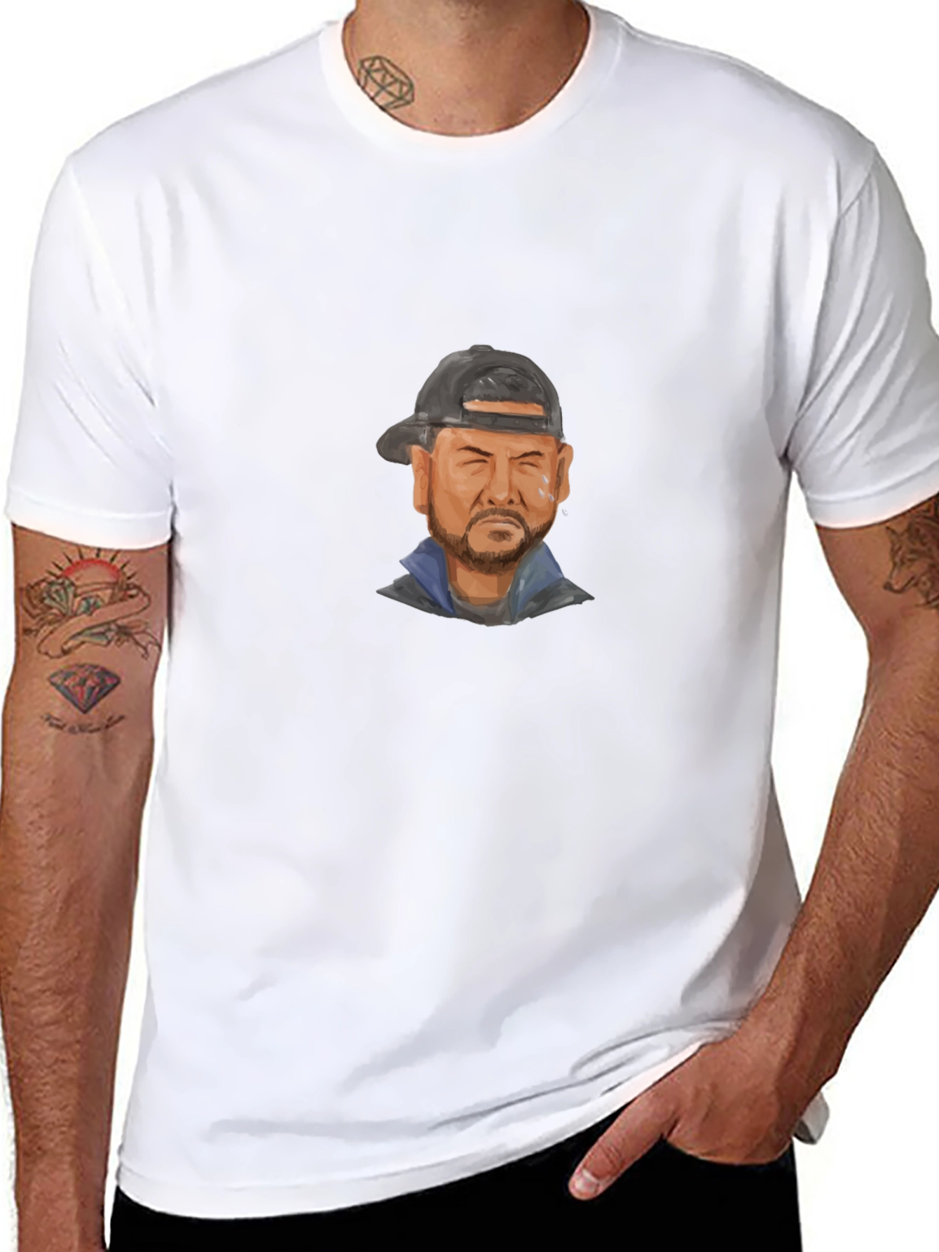 Cool Man Graphic Print T-Shirt