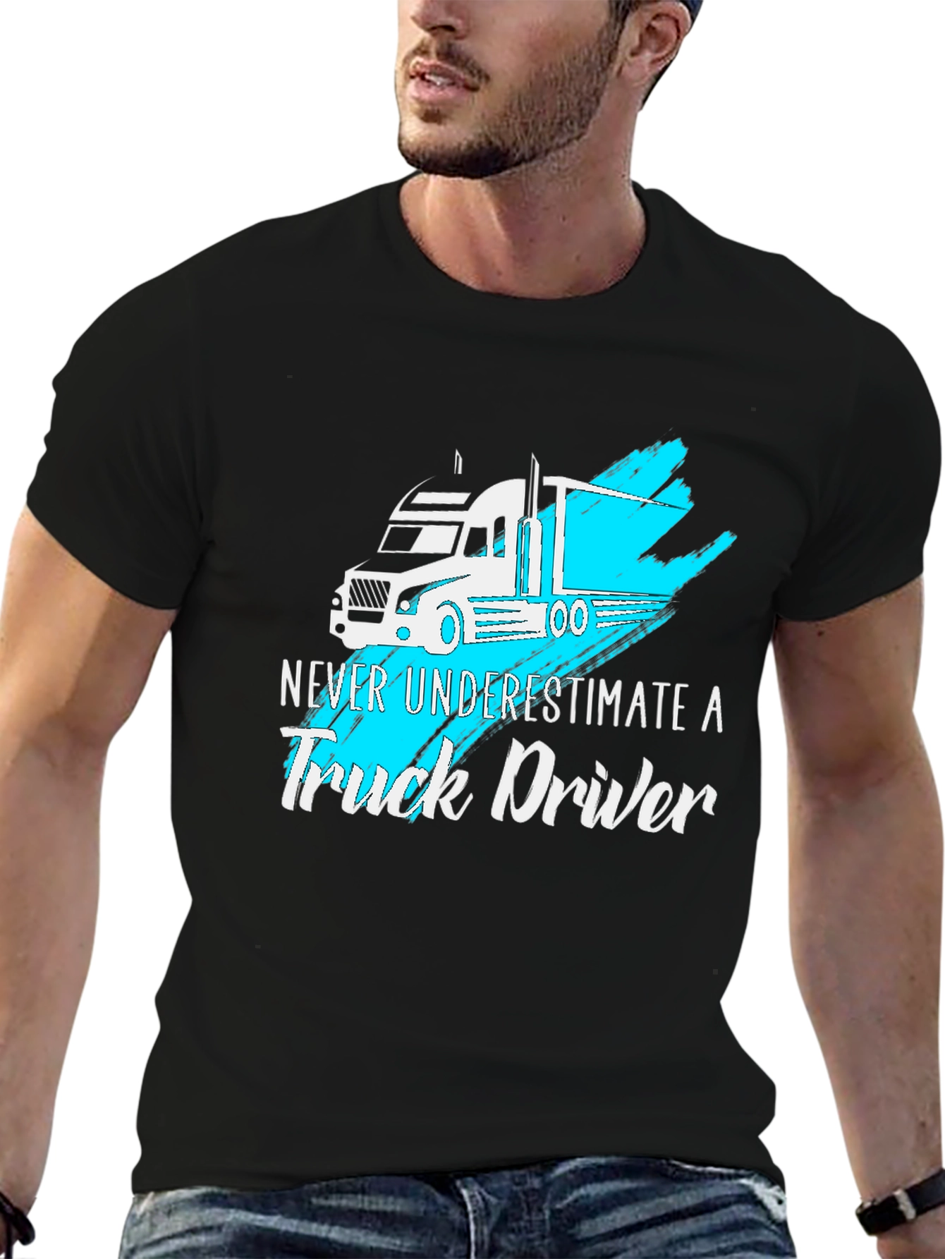Truck Driver T-Shirt - Never Underestimate
