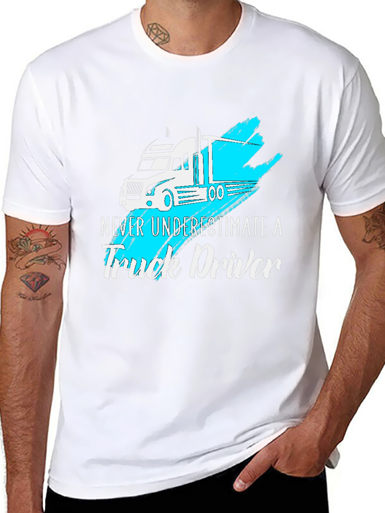 Truck Driver T-Shirt - Never Underestimate