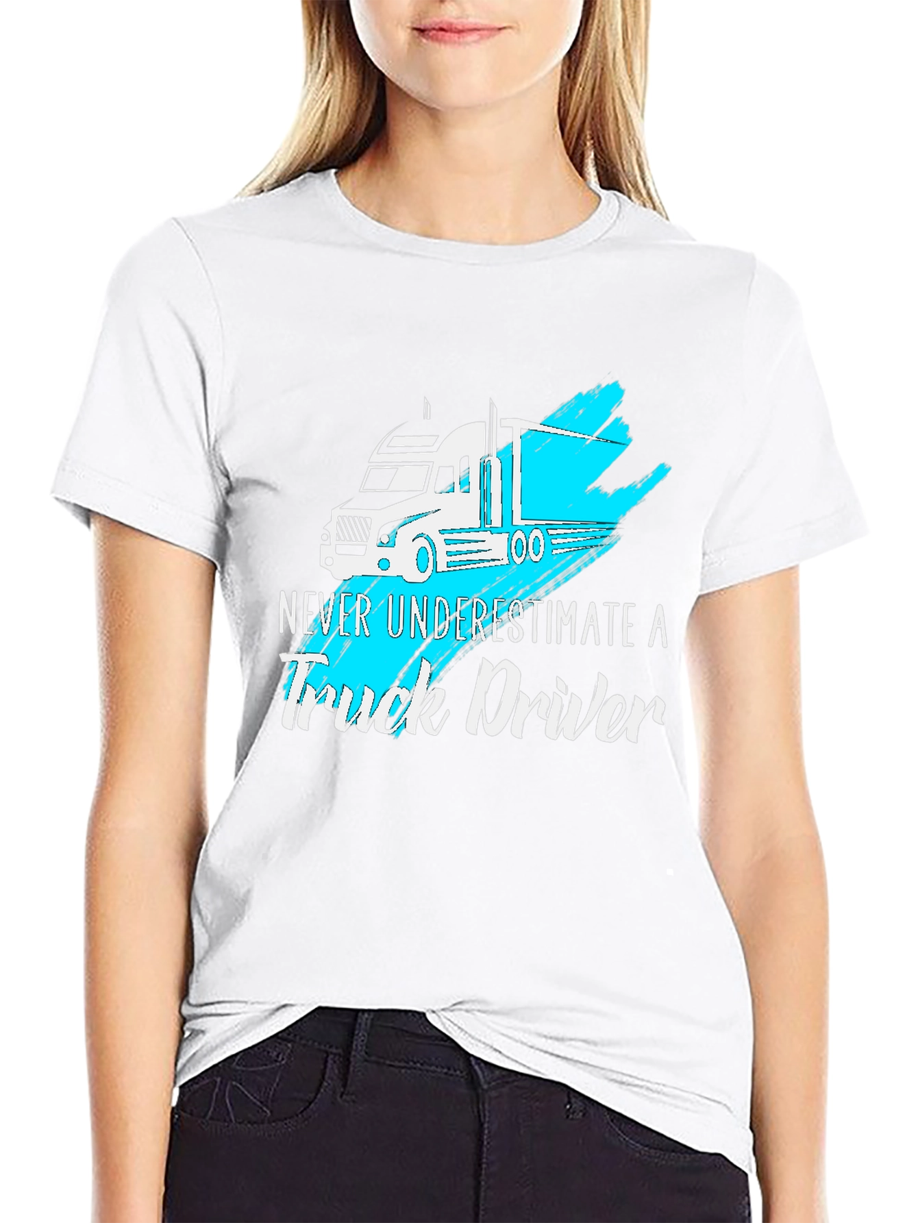 Truck Driver T-Shirt - Never Underestimate