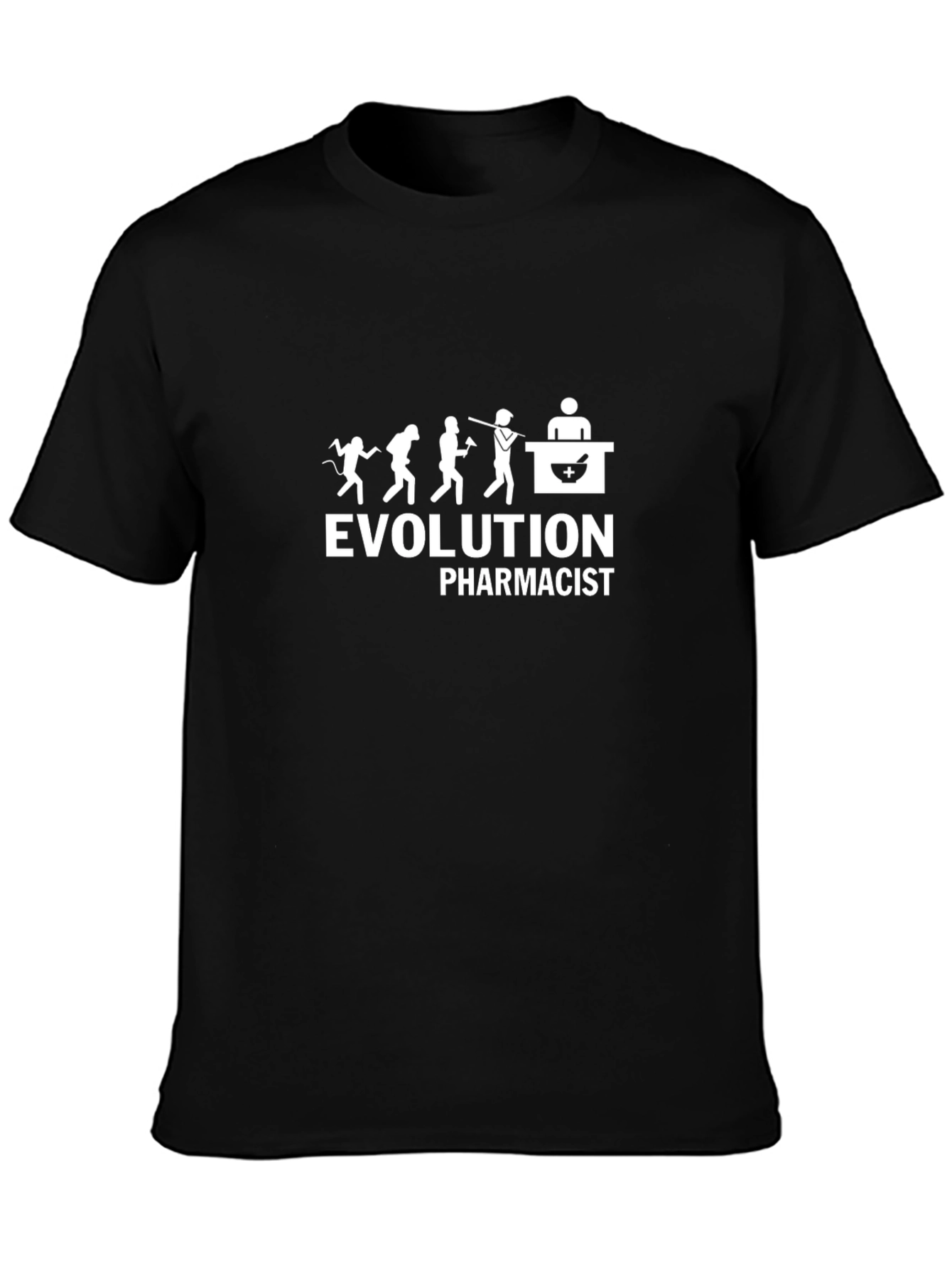 Evolution Pharmacist Black T-Shirt