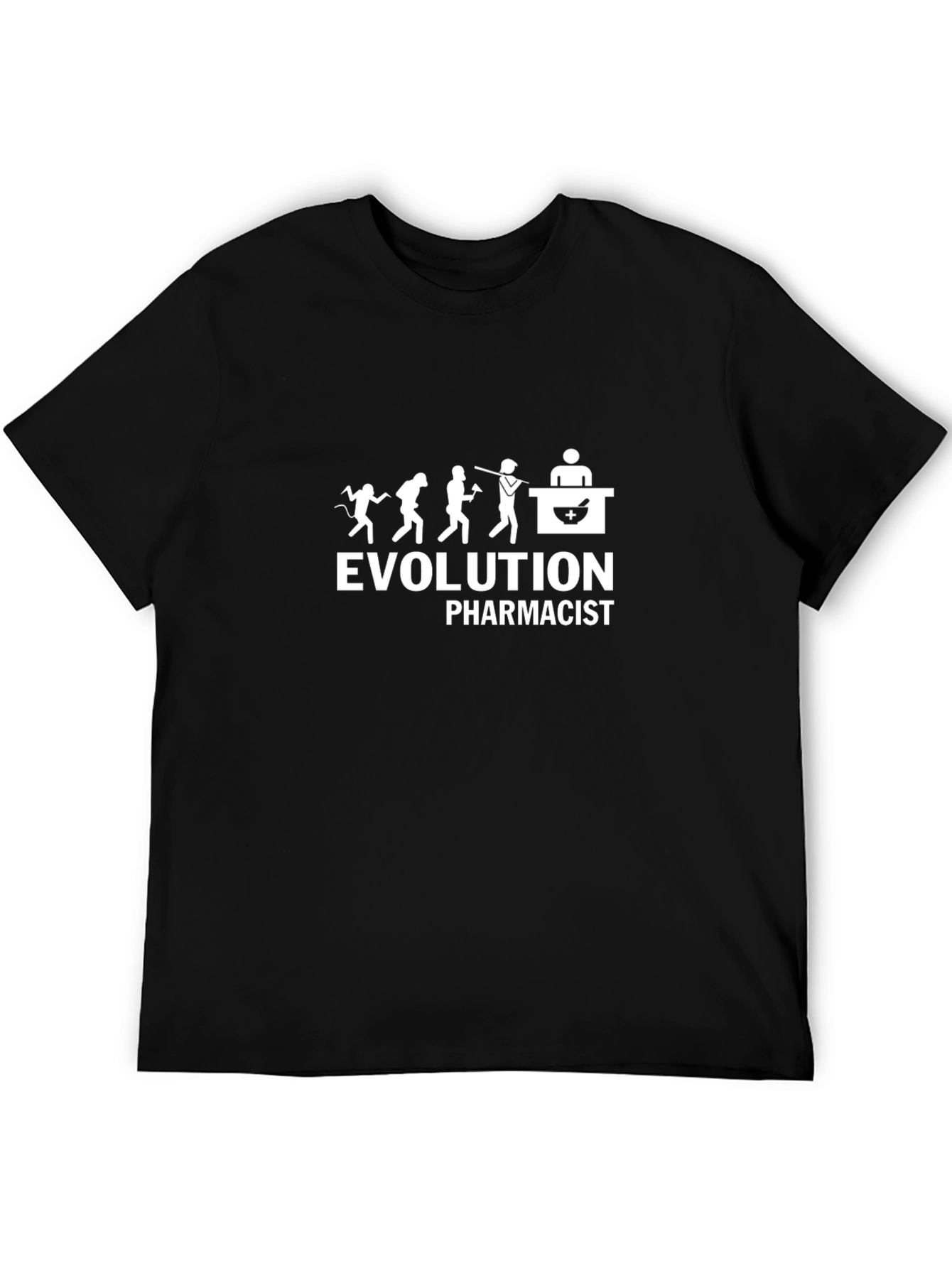 Evolution Pharmacist Black T-Shirt