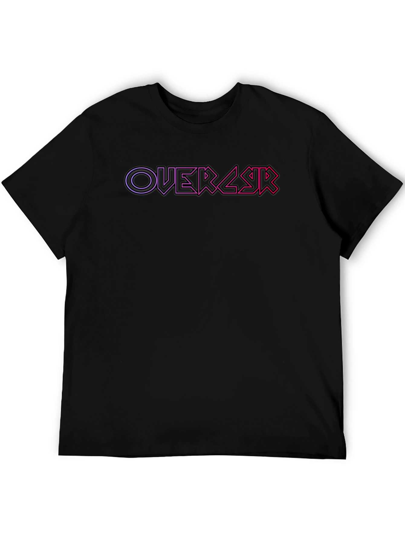 Overseer T-Shirt - Black Cotton Graphic Tee