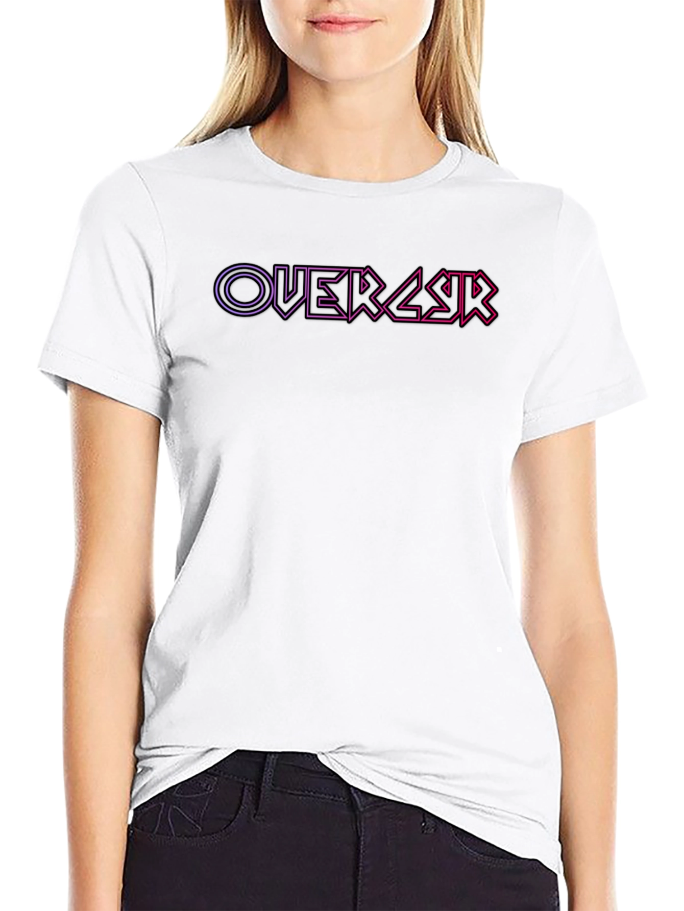 Overseer T-Shirt - Black Cotton Graphic Tee