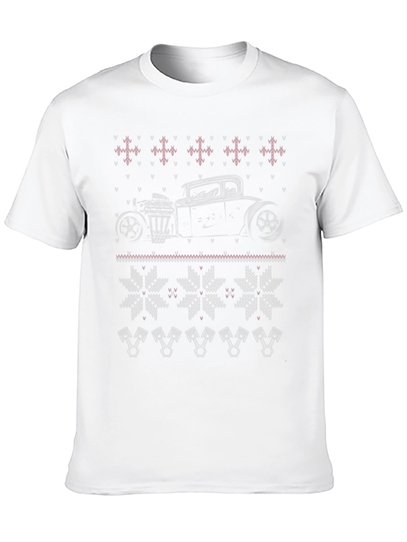 Hot Rod Christmas Sweater T-Shirt