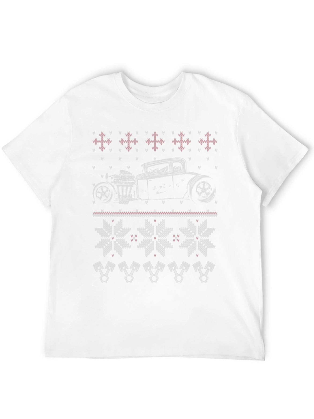 Hot Rod Christmas Sweater T-Shirt