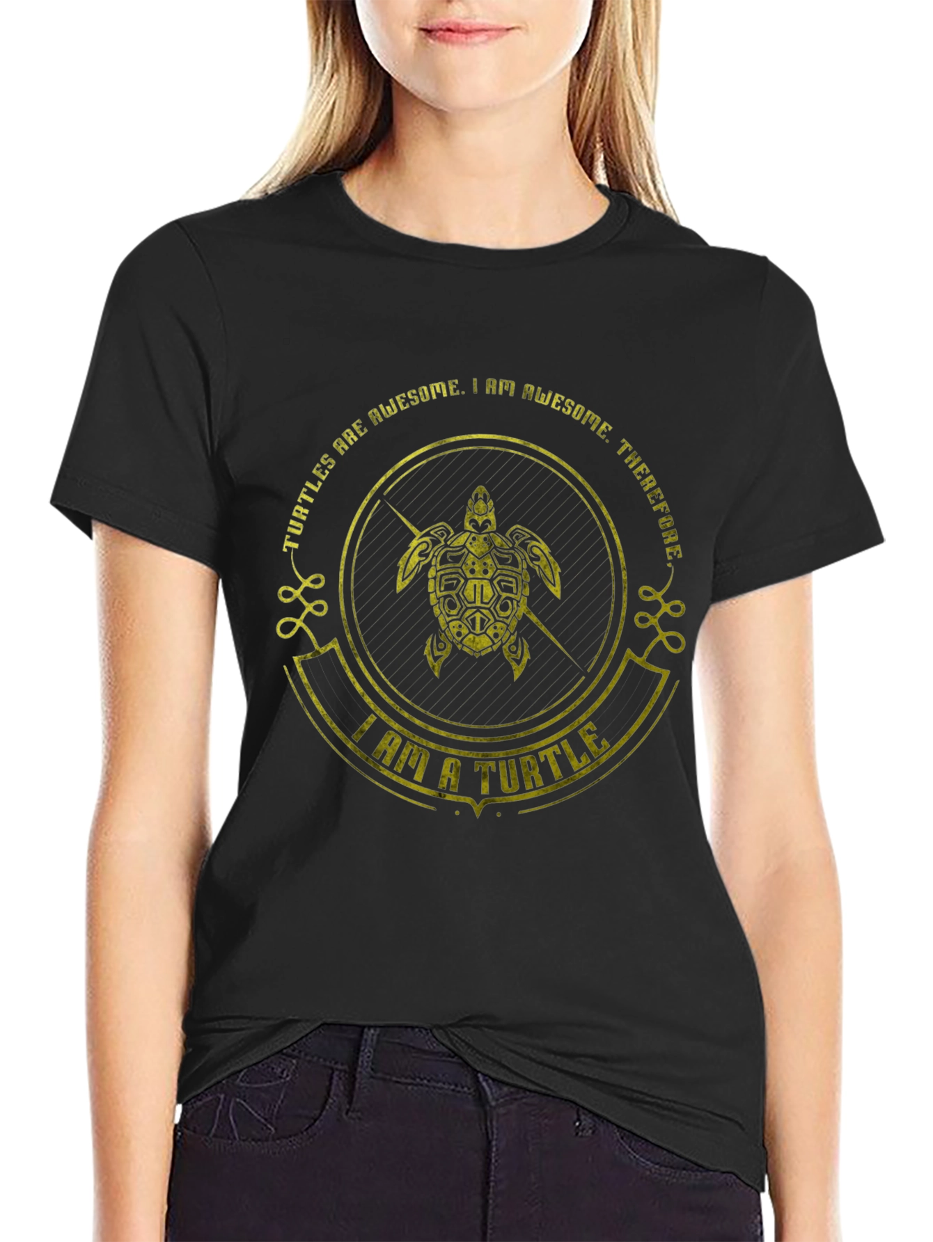 Awesome Turtle Graphic T-Shirt