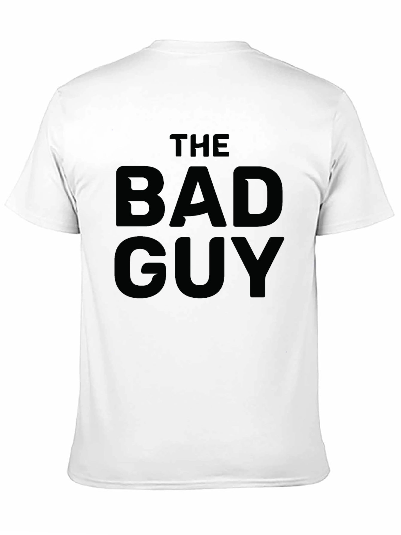 The Bad Guy Mens Black Graphic Tee