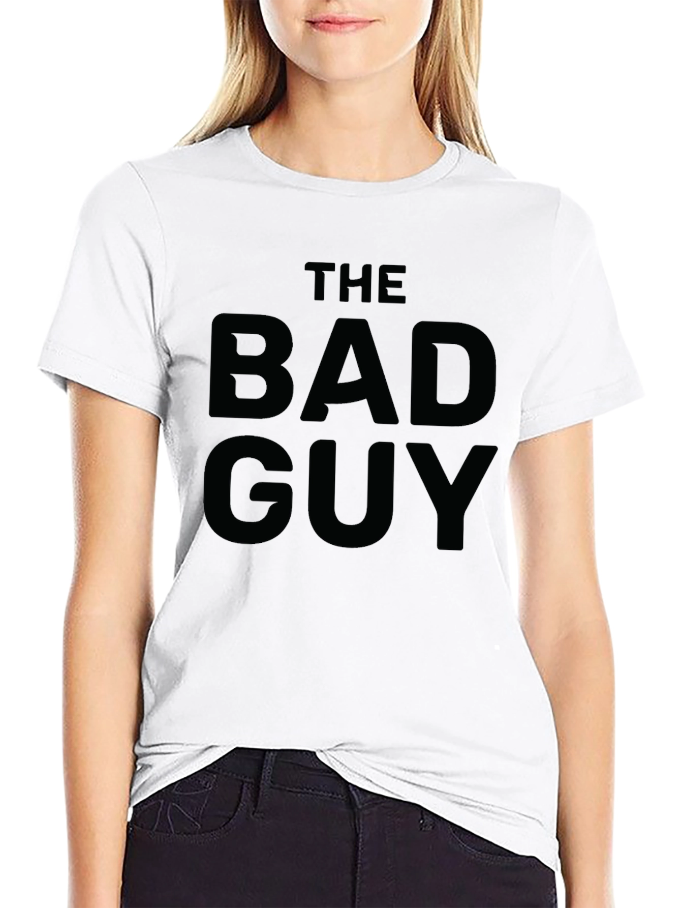 The Bad Guy Mens Black Graphic Tee