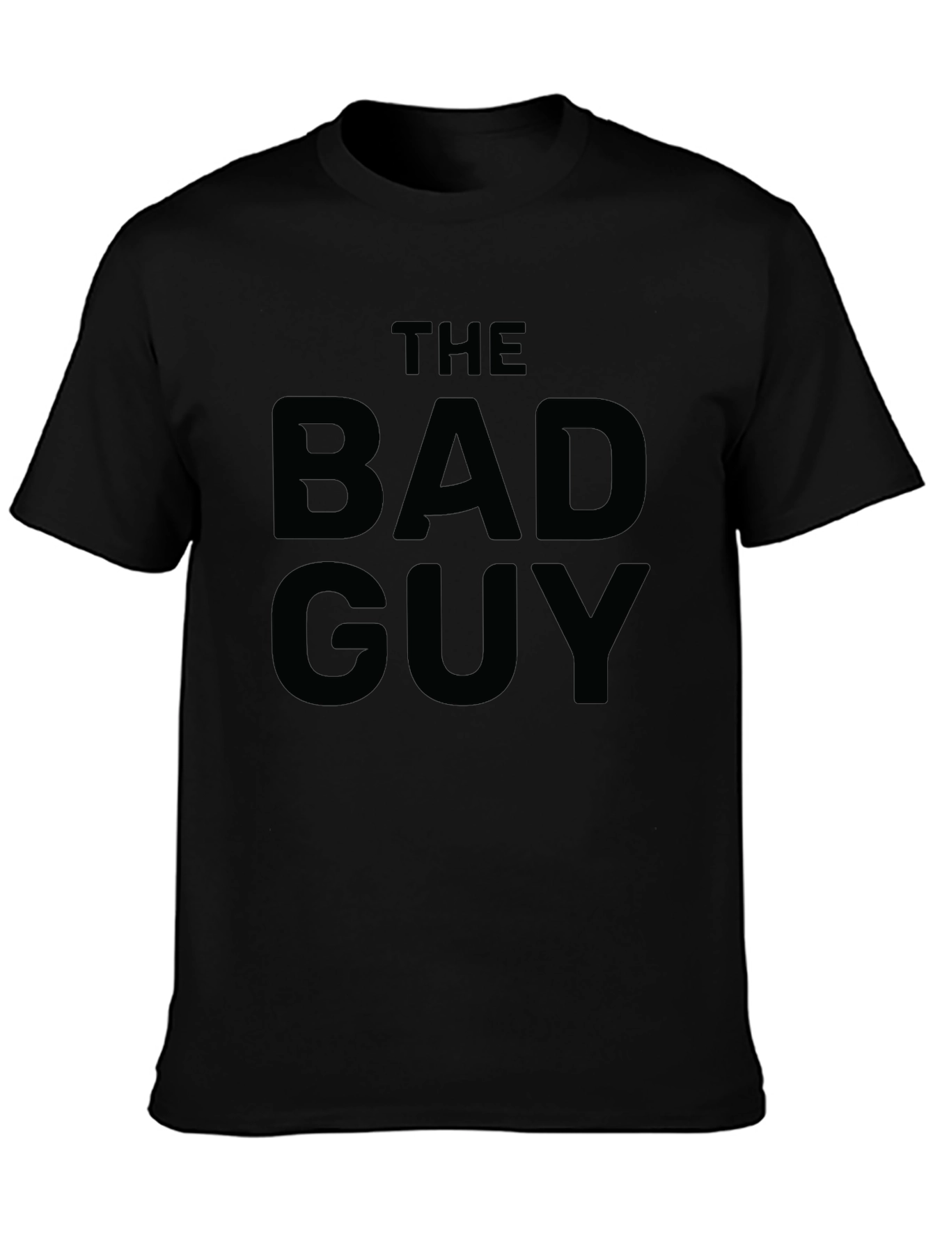 The Bad Guy Mens Black Graphic Tee