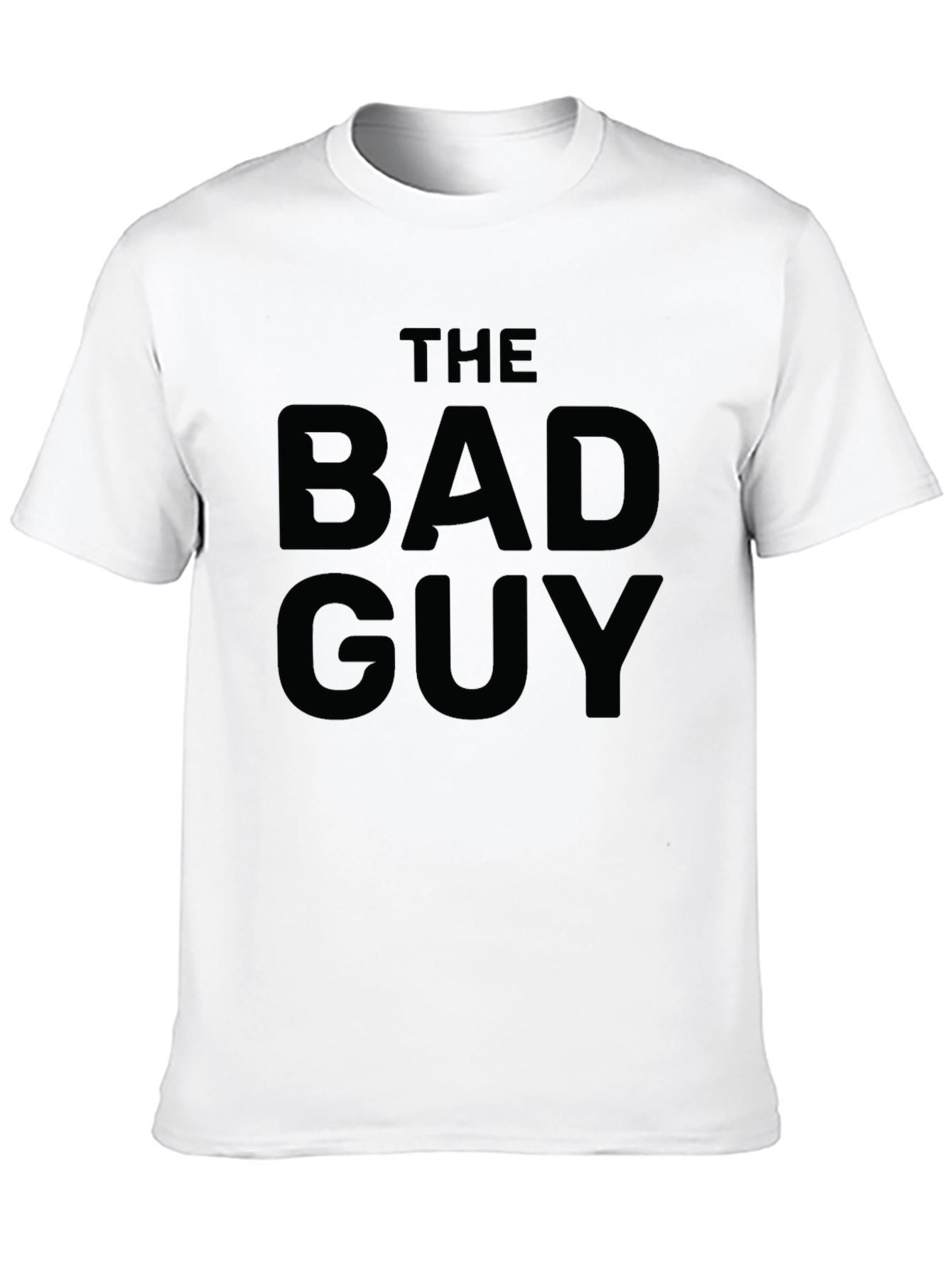 The Bad Guy Mens Black Graphic Tee