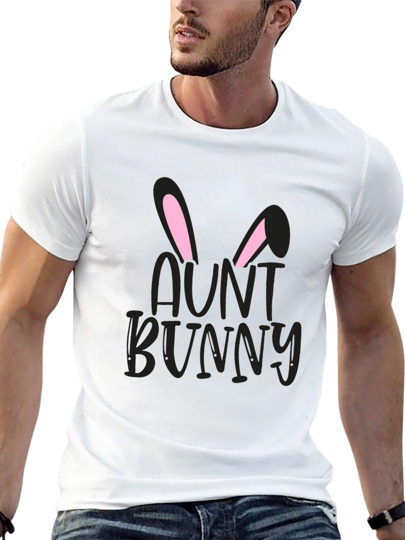 Aunt Bunny Easter T-Shirt - Cute Holiday Tee
