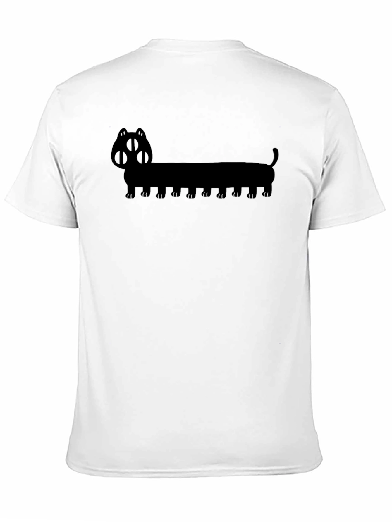 Long Dog Silhouette T-Shirt - Unique Graphic Tee