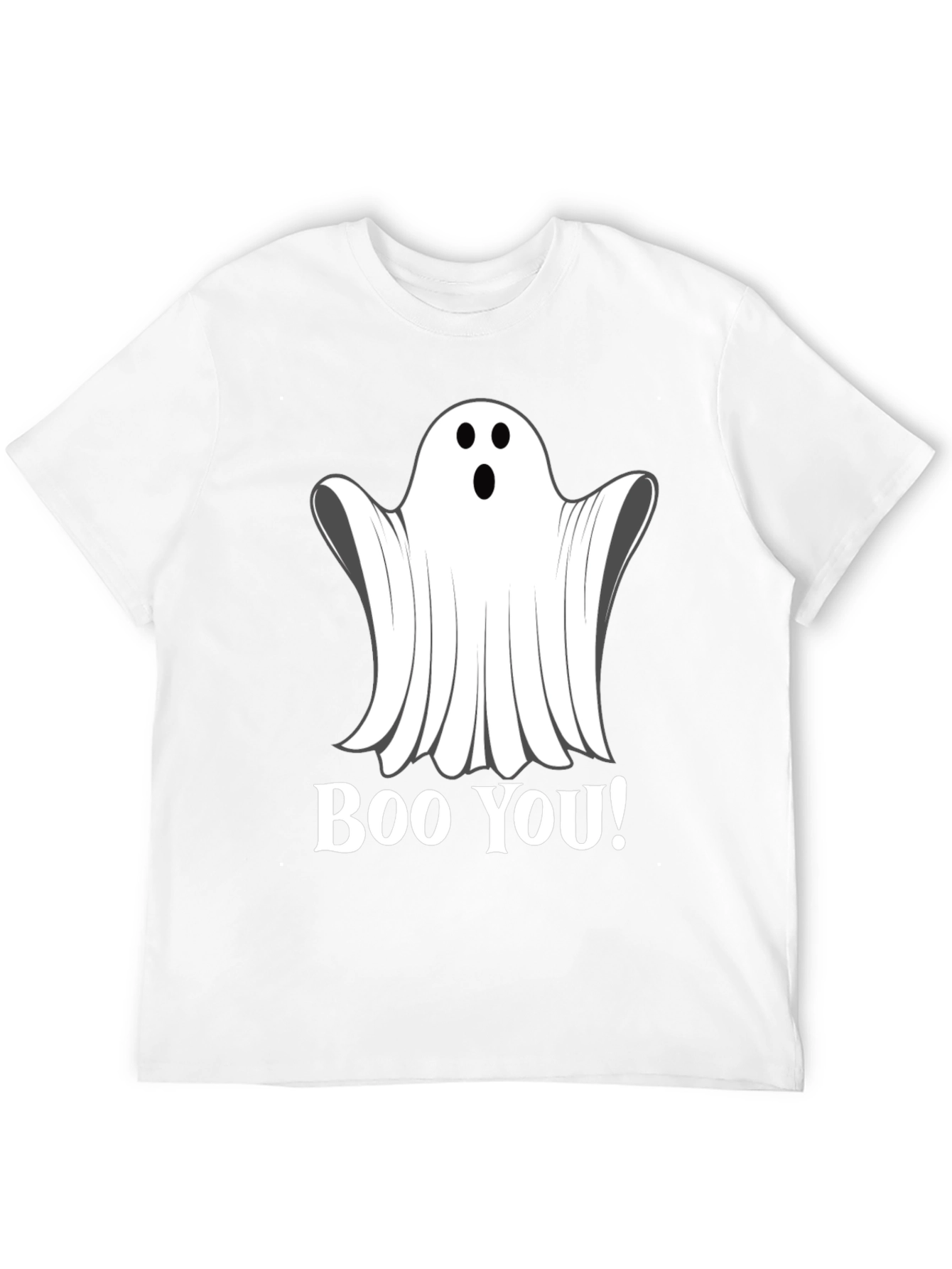 Boo You! Ghost Graphic Tee - Halloween Shirt