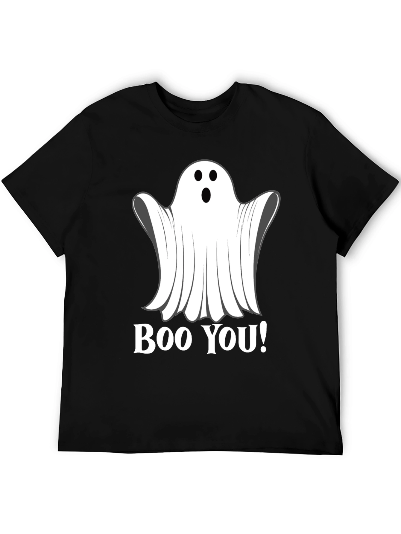 Boo You! Ghost Graphic Tee - Halloween Shirt