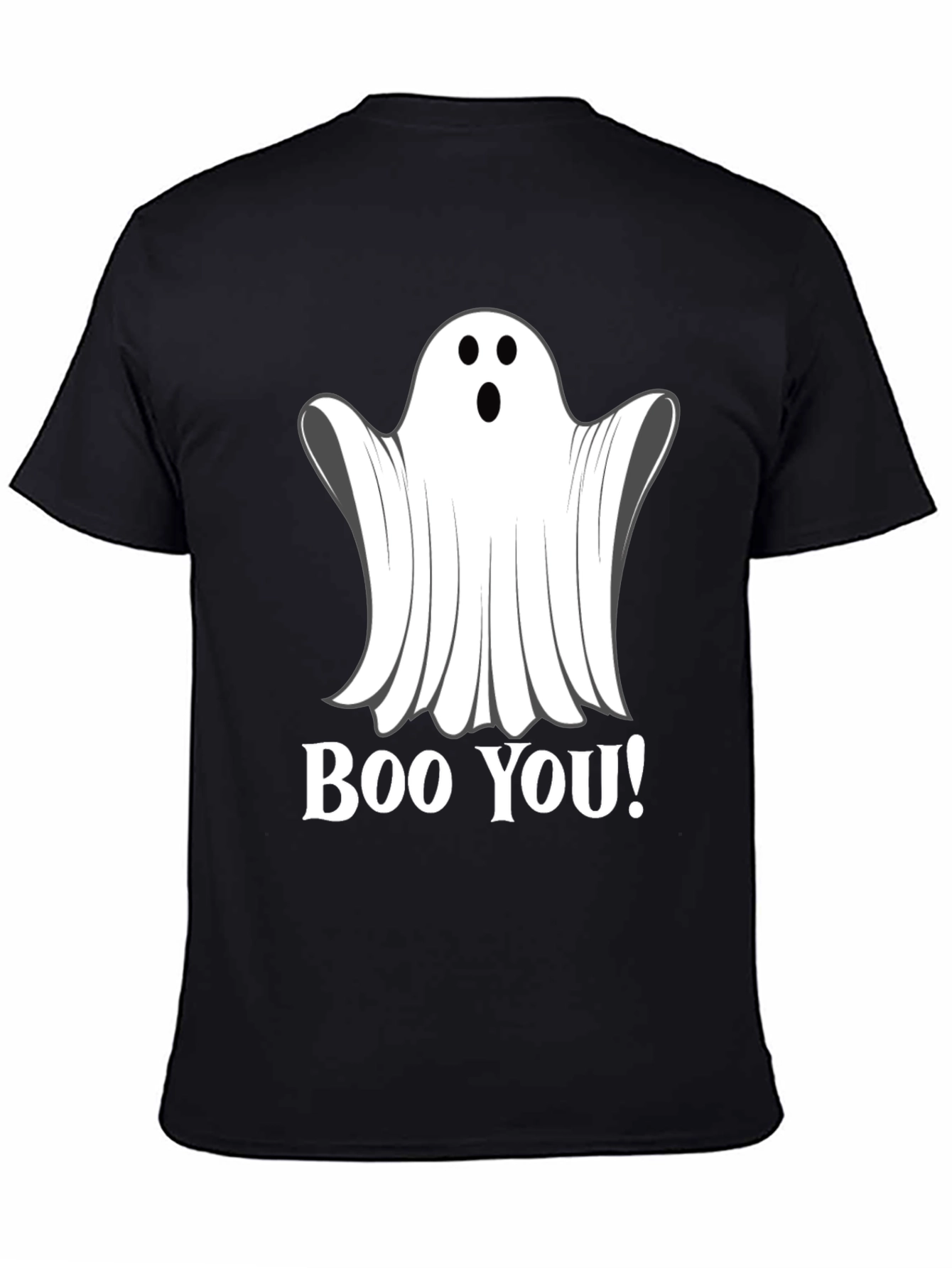 Boo You! Ghost Graphic Tee - Halloween Shirt