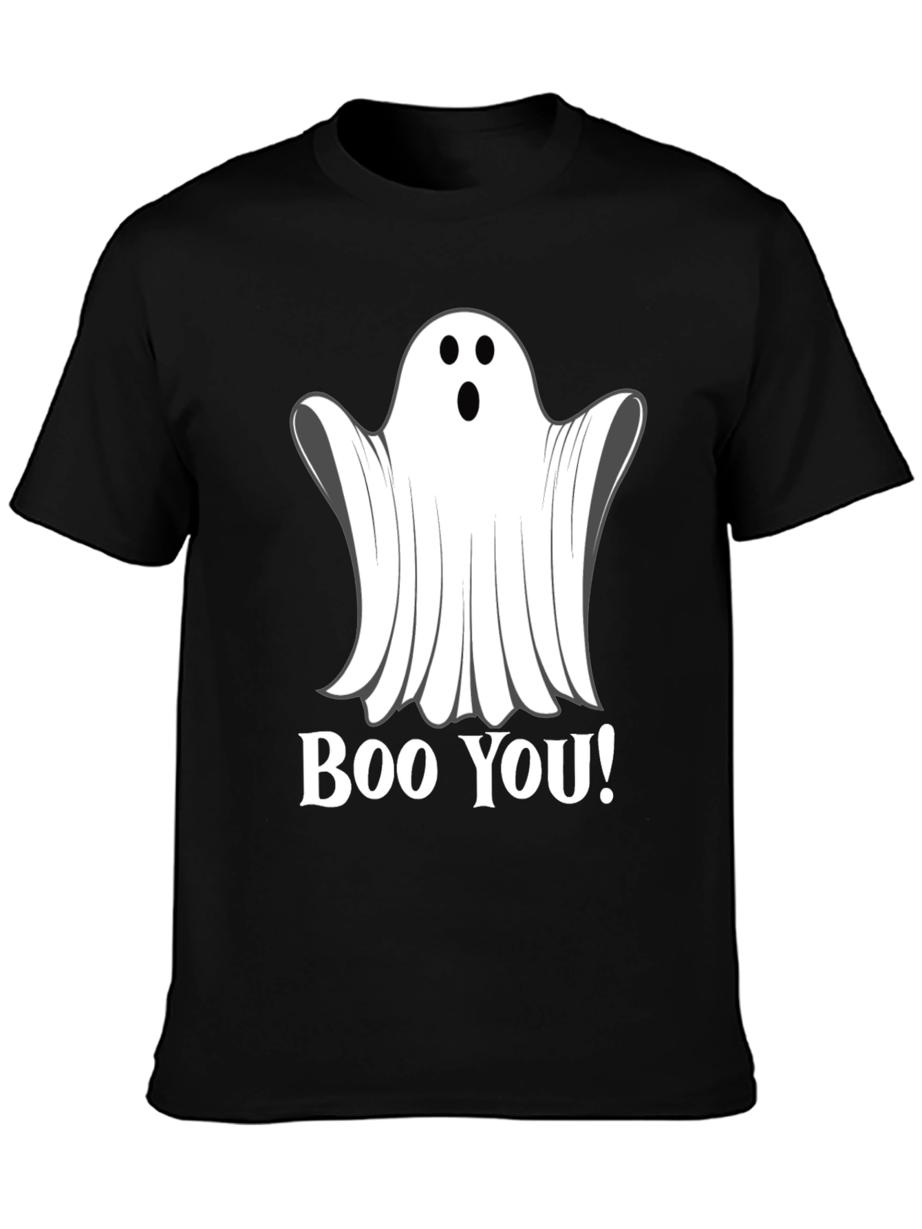 Boo You! Ghost Graphic Tee - Halloween Shirt