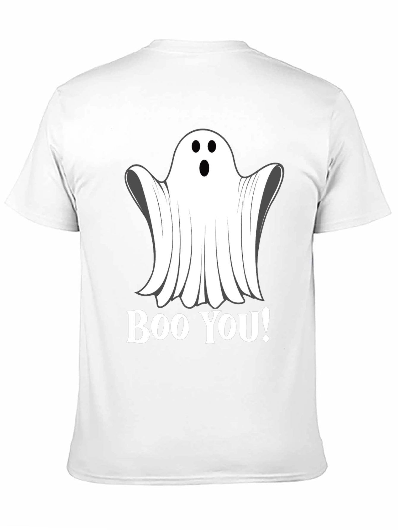 Boo You! Ghost Graphic Tee - Halloween Shirt