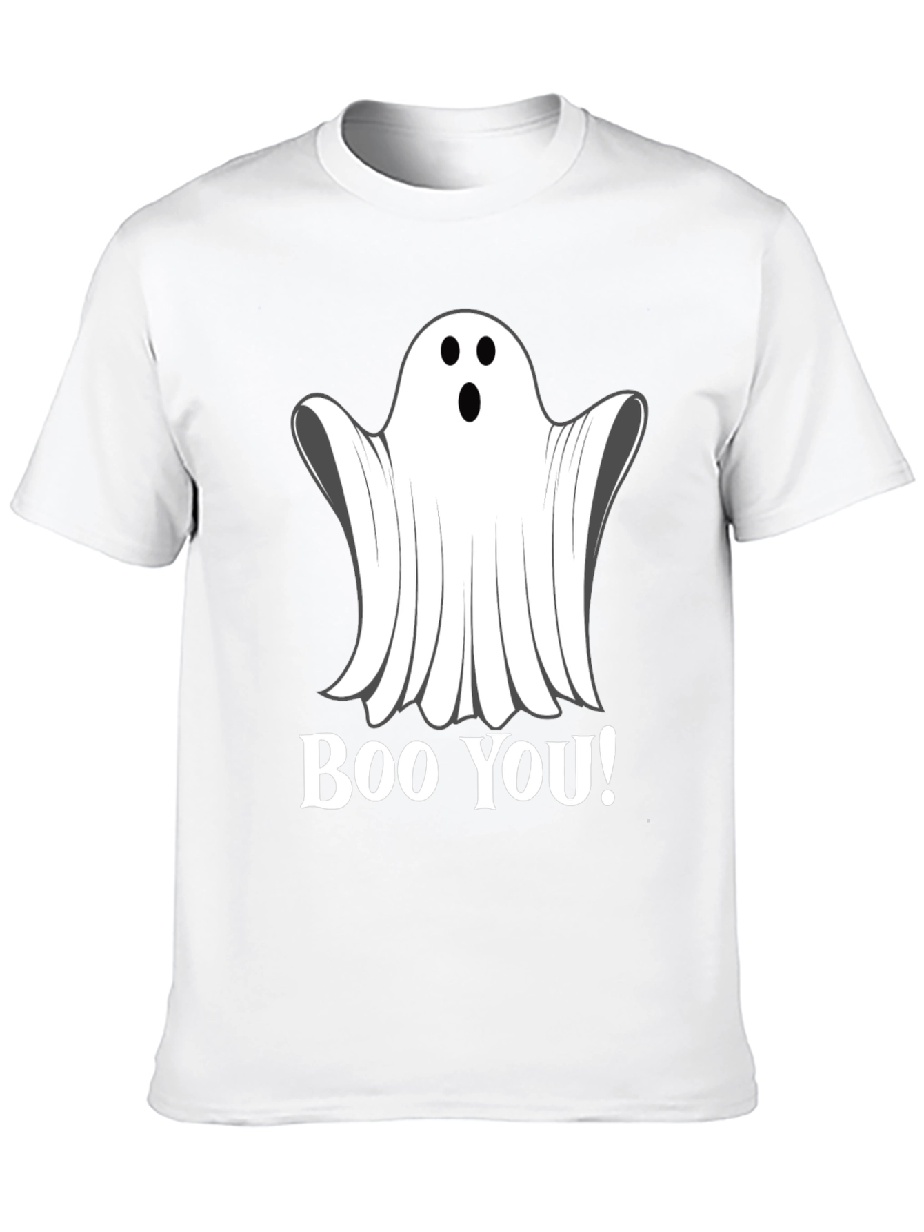 Boo You! Ghost Graphic Tee - Halloween Shirt