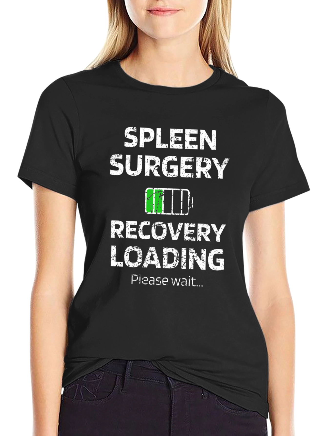 Spleen Surgery Recovery Loading T-Shirt