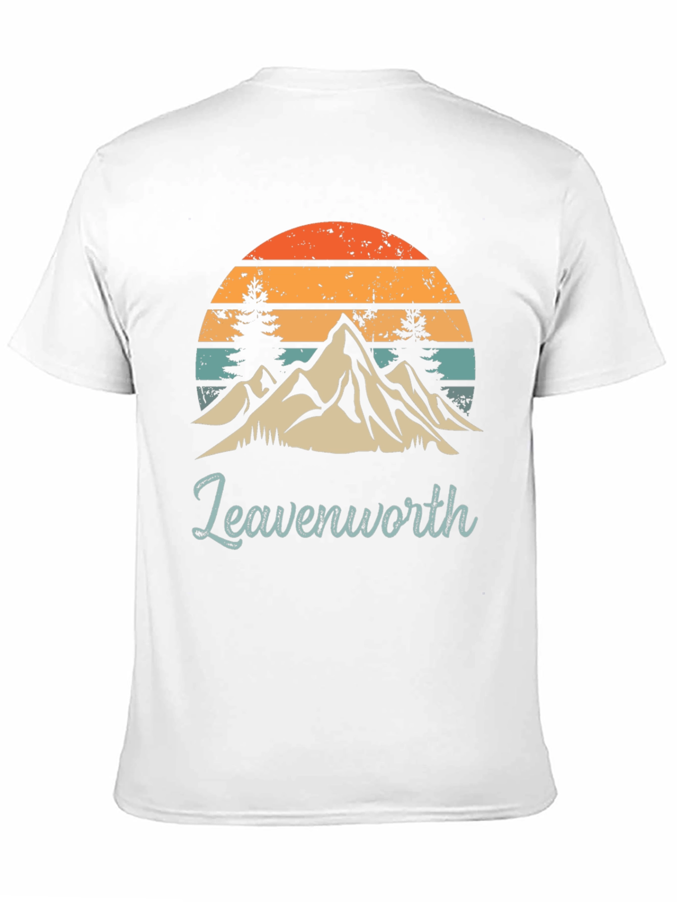 Leavenworth Mountain Sunset Graphic Tee