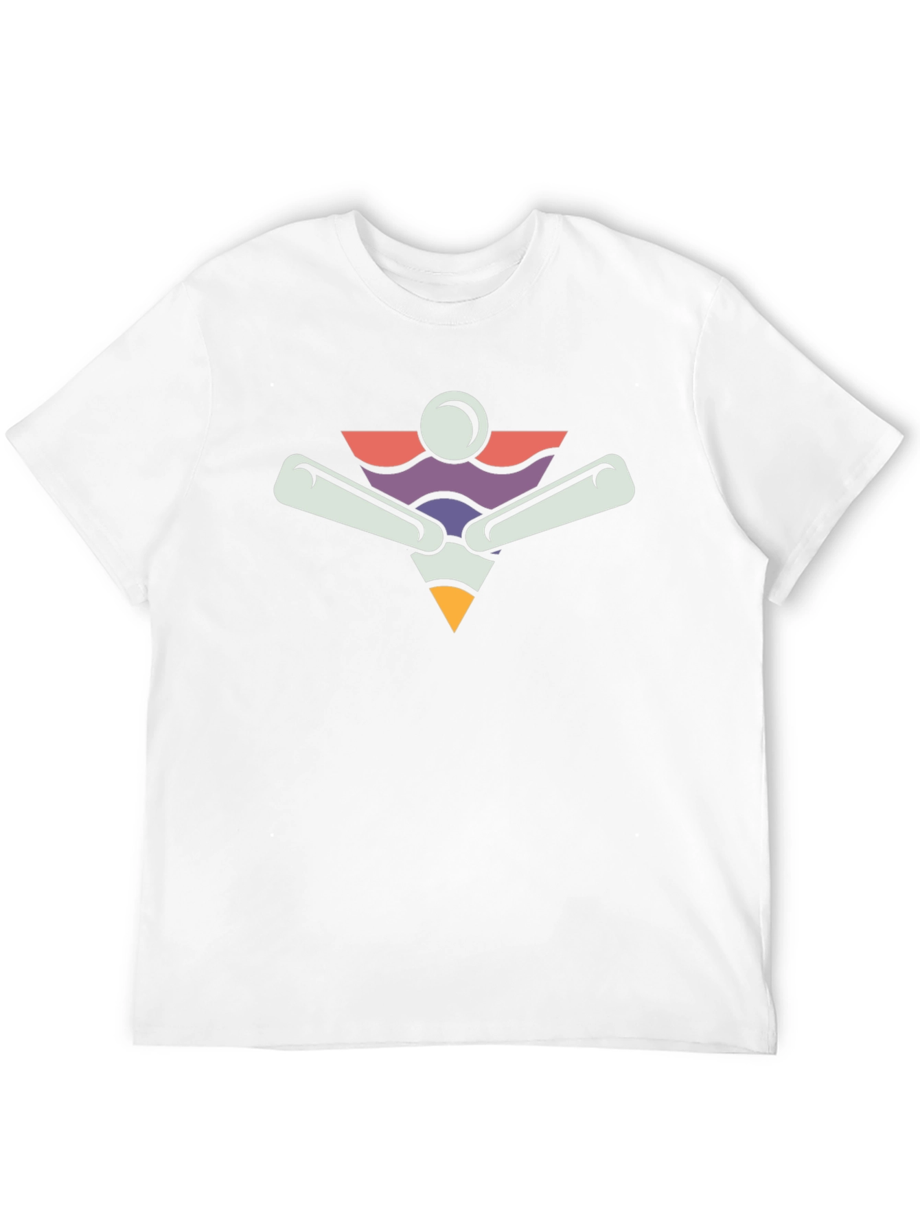 Artistic Graphic Tee - Unique Abstract Design