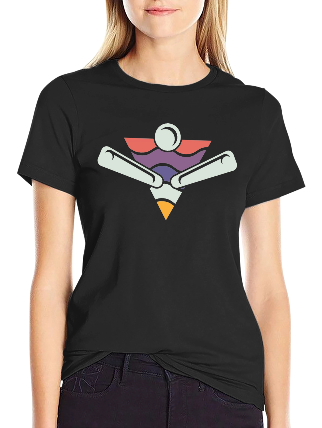 Artistic Graphic Tee - Unique Abstract Design