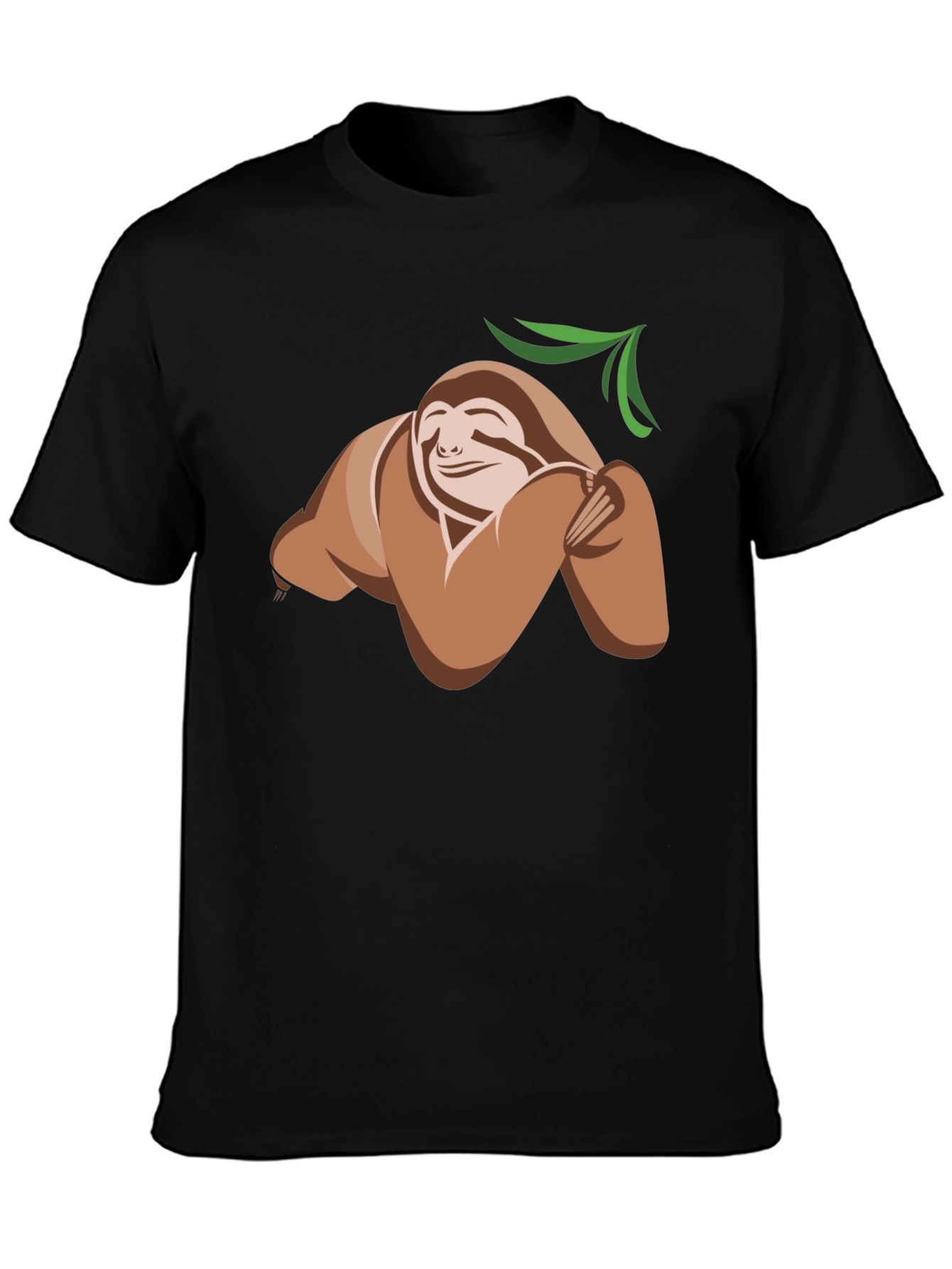 Cute Sloth Graphic Tee - Relaxed Style