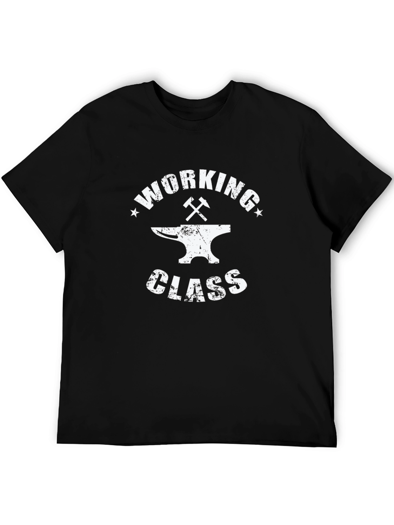 Working Class Black T-Shirt Anvil Graphic Tee
