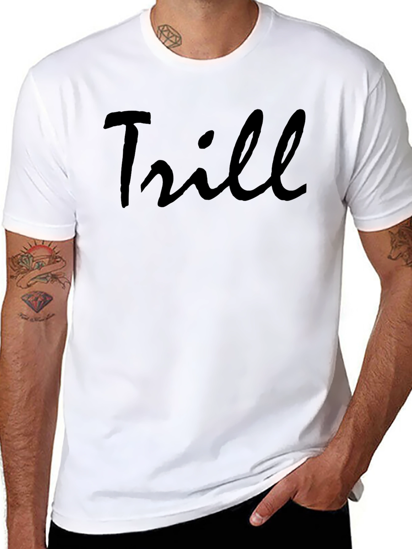 Trill Black T-Shirt - Casual Style