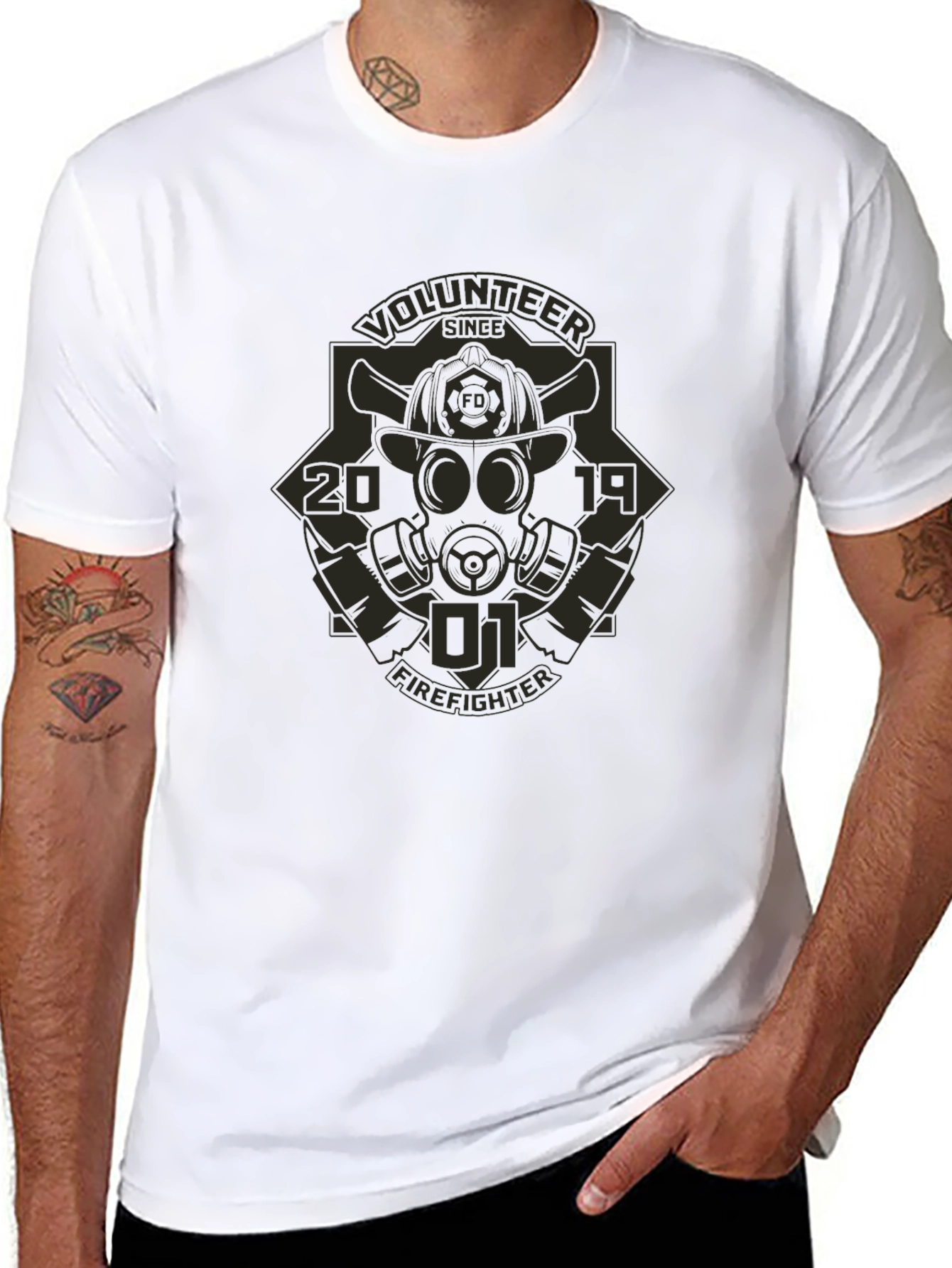 Volunteer Firefighter Tee - 2019 Dept. T-Shirt