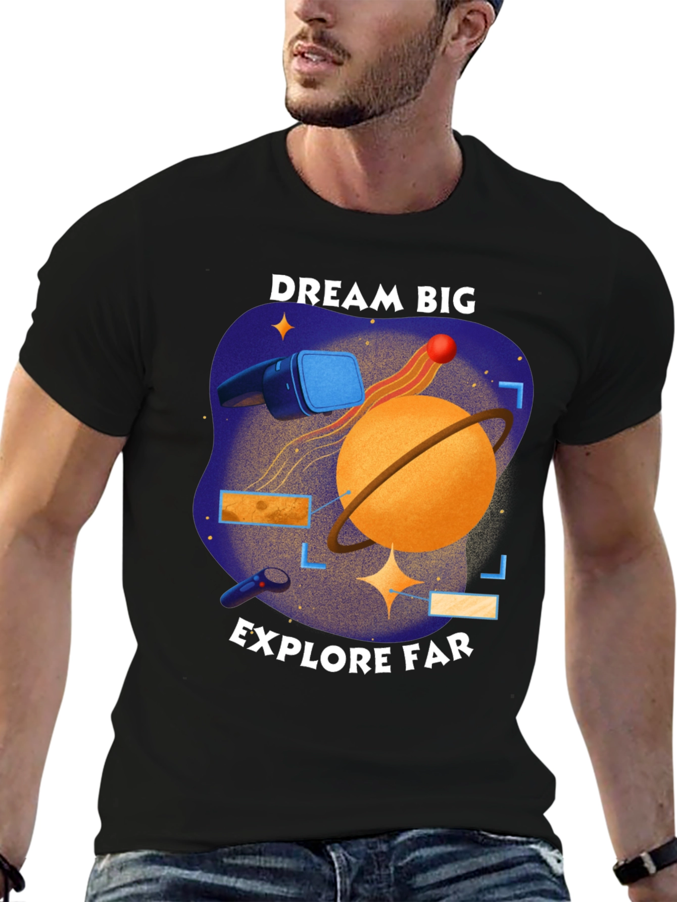Dream Big Explore Far Graphic T-Shirt