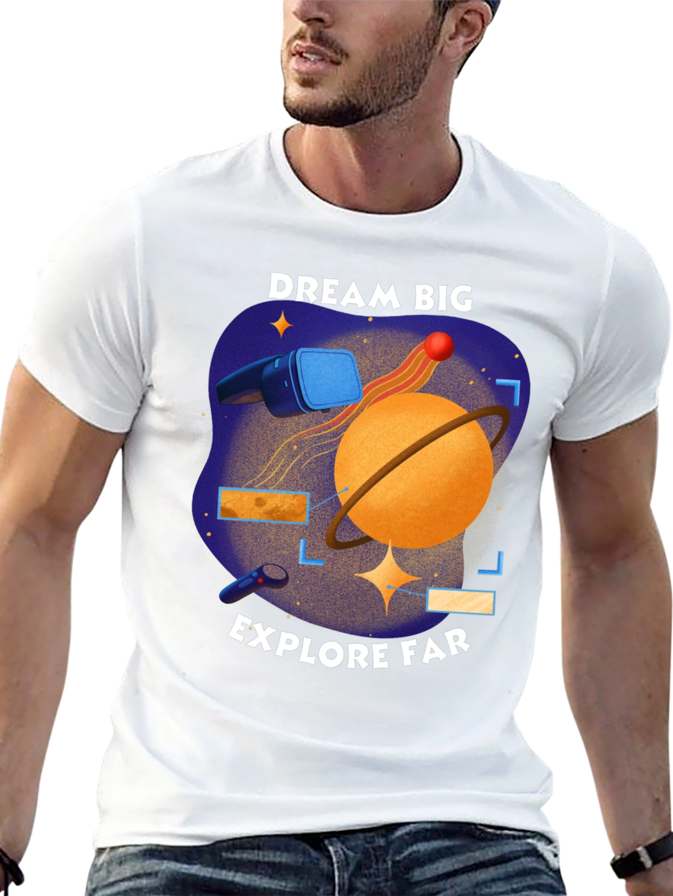 Dream Big Explore Far Graphic T-Shirt