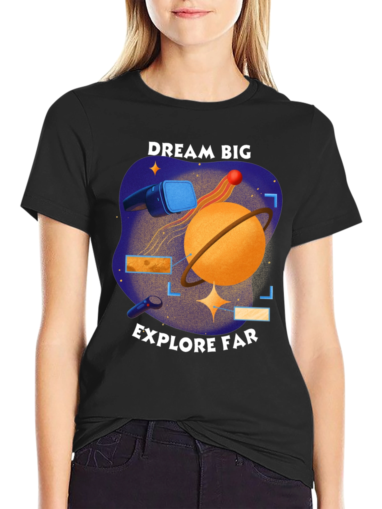 Dream Big Explore Far Graphic T-Shirt