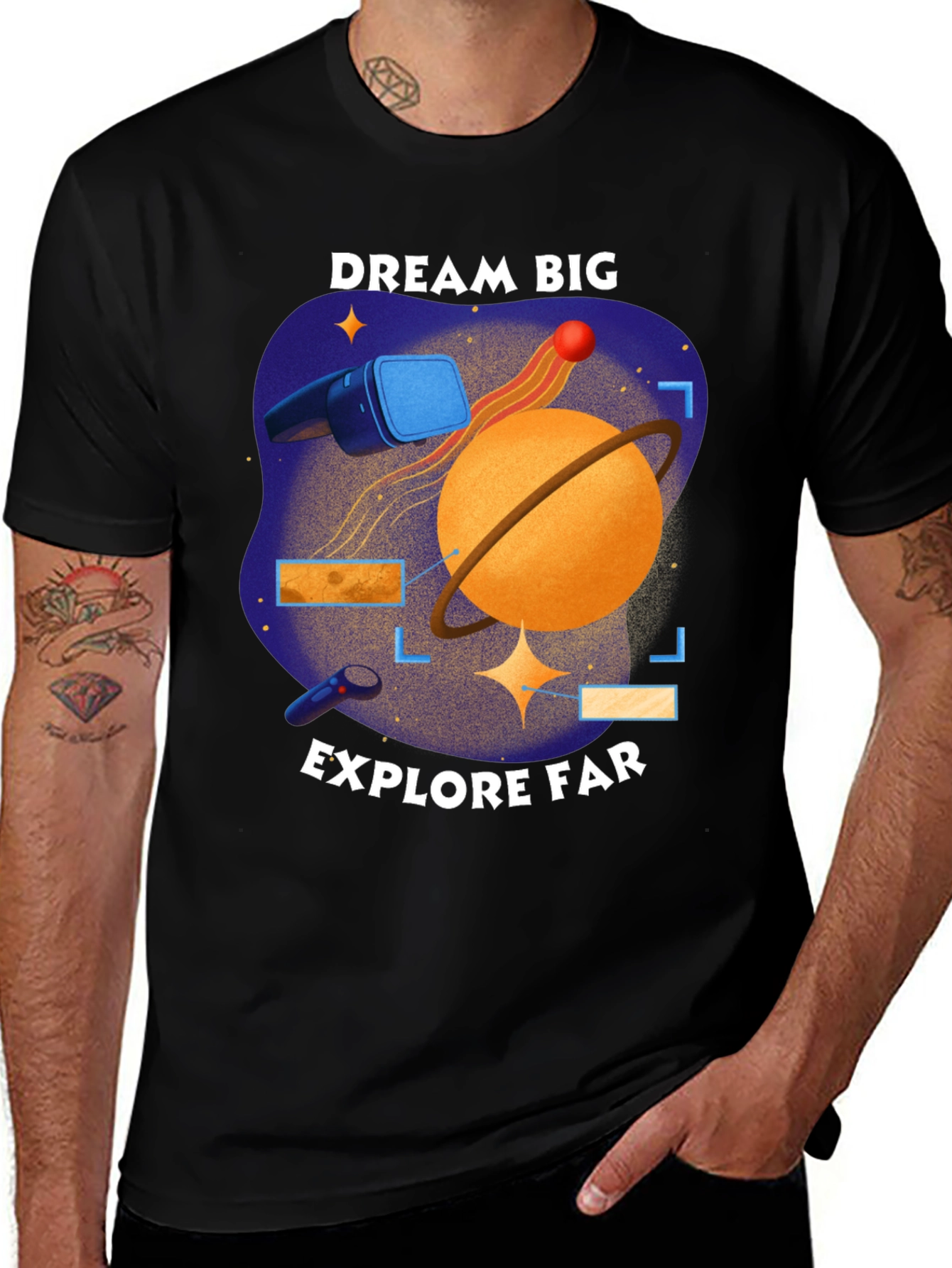 Dream Big Explore Far Graphic T-Shirt